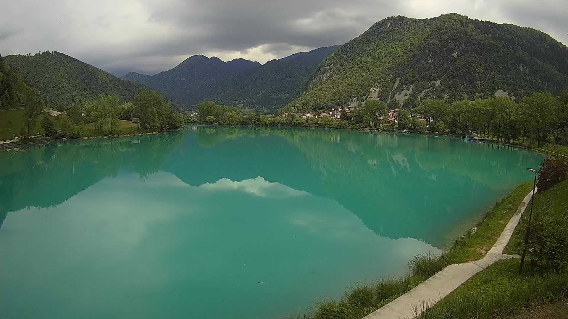 LIVEcam Most na Soči lago – Slovenia