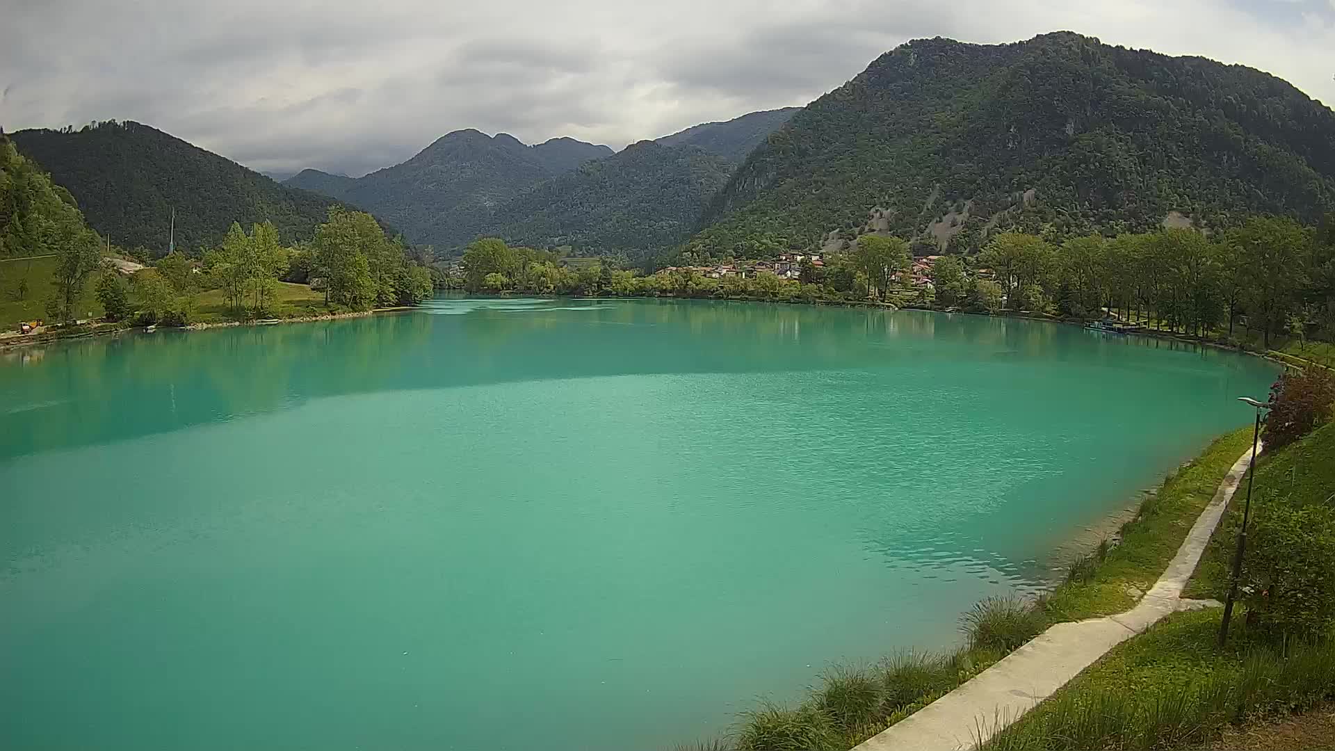 LIVEcam Most na Soči lago – Slovenia