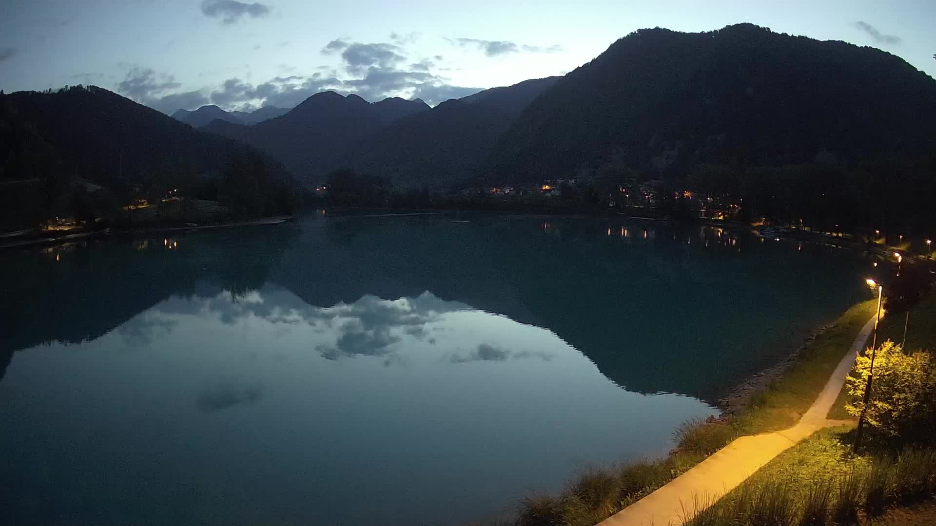 Most na Soči – Pogled na jezero