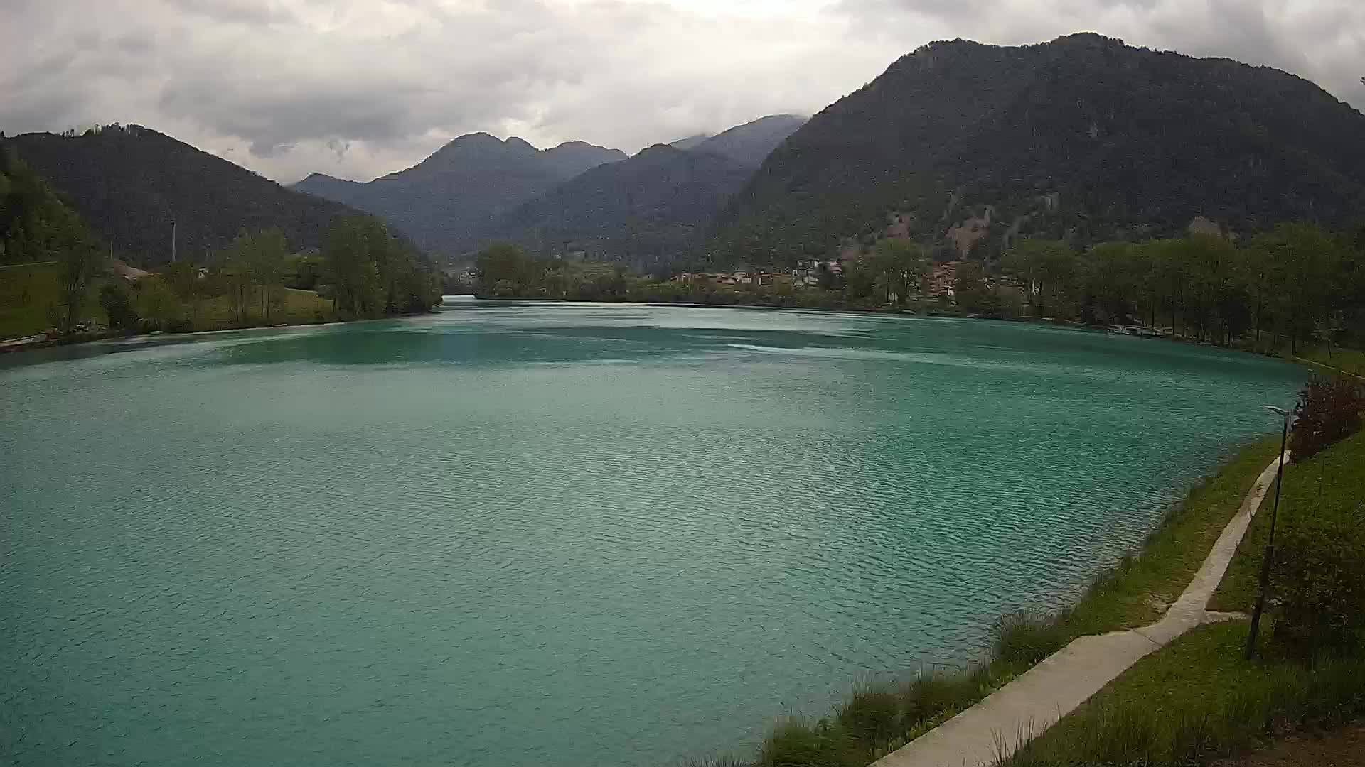 Most na Soči – Panorama del lago