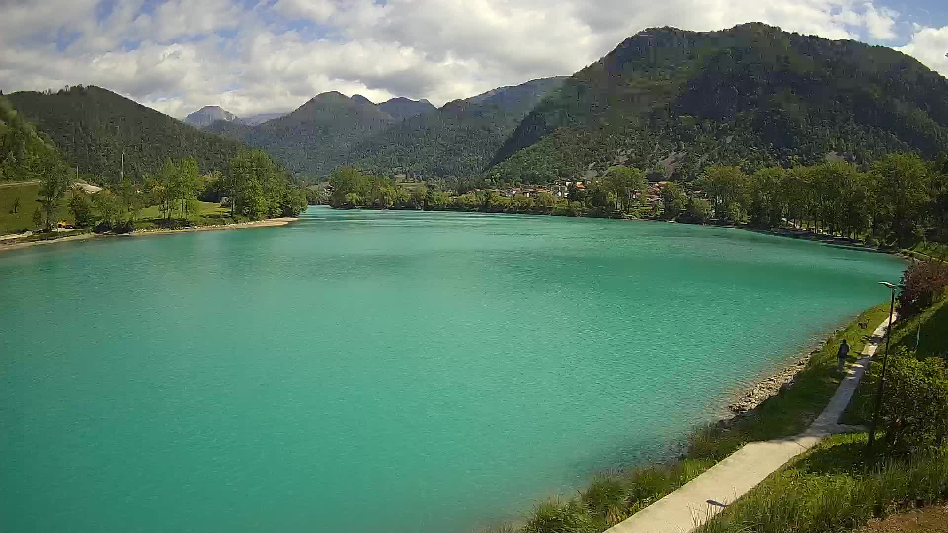 Most na Soči – Panorama del lago