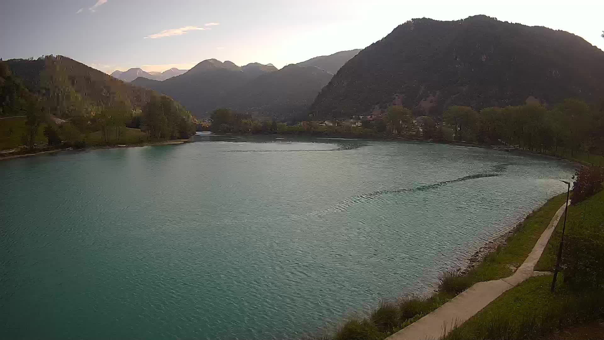 Most na Soči – Panoramic view of Lake
