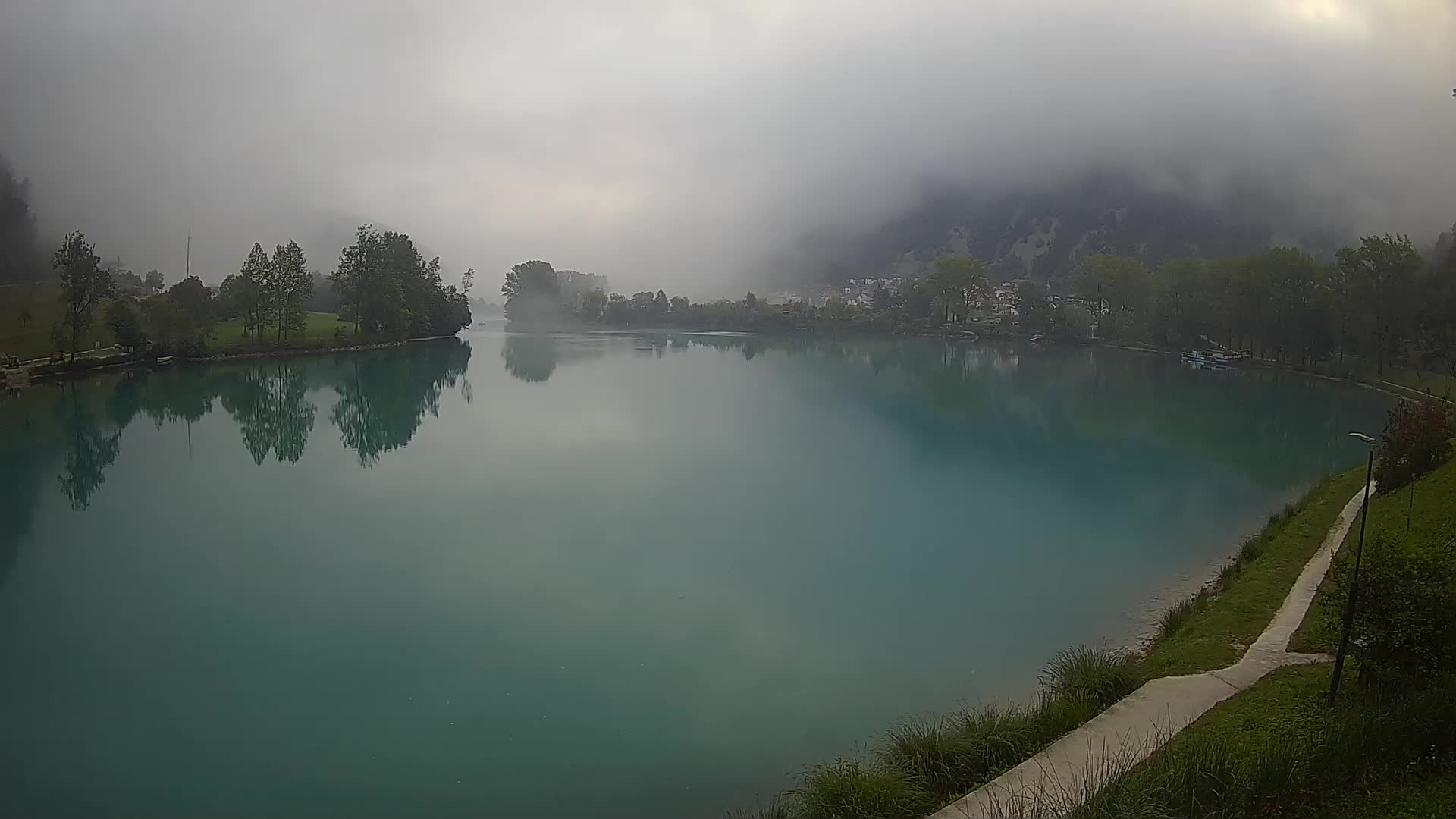 Most na Soči – Panorama del lago