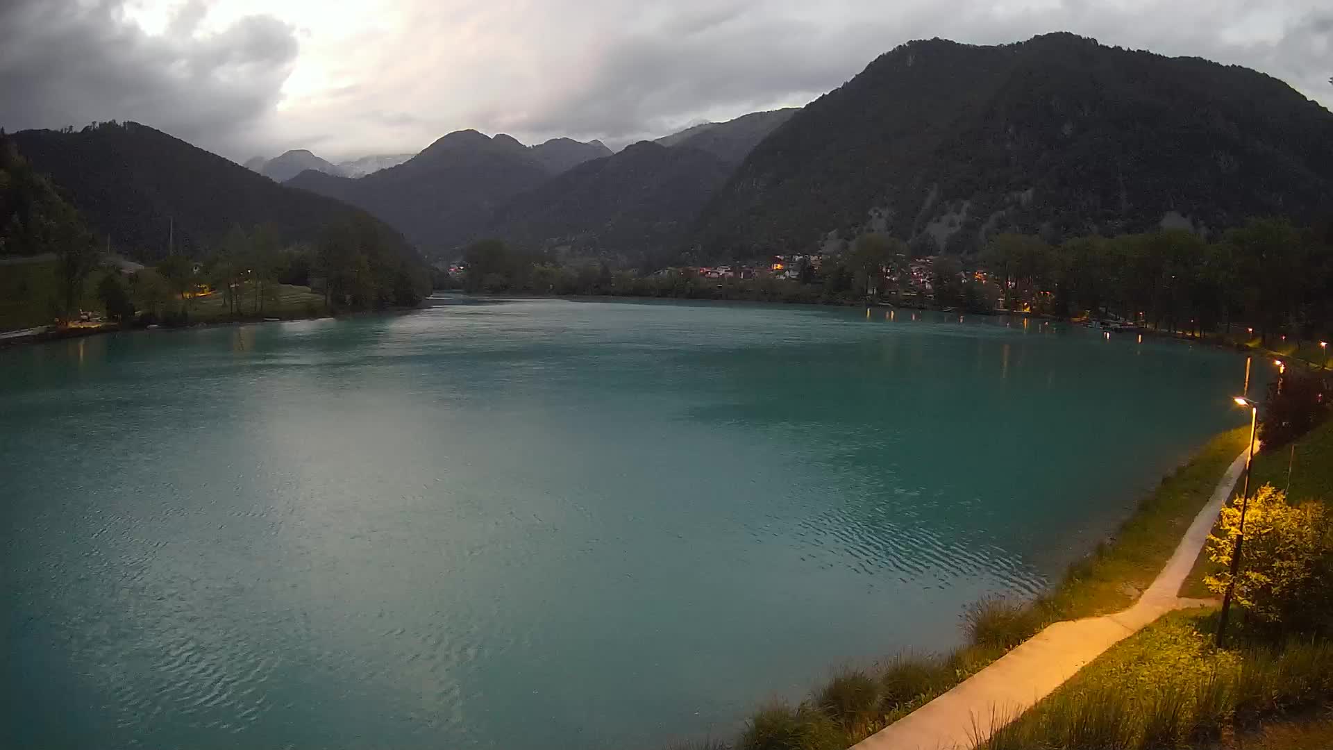 Most na Soči – Pogled na jezero
