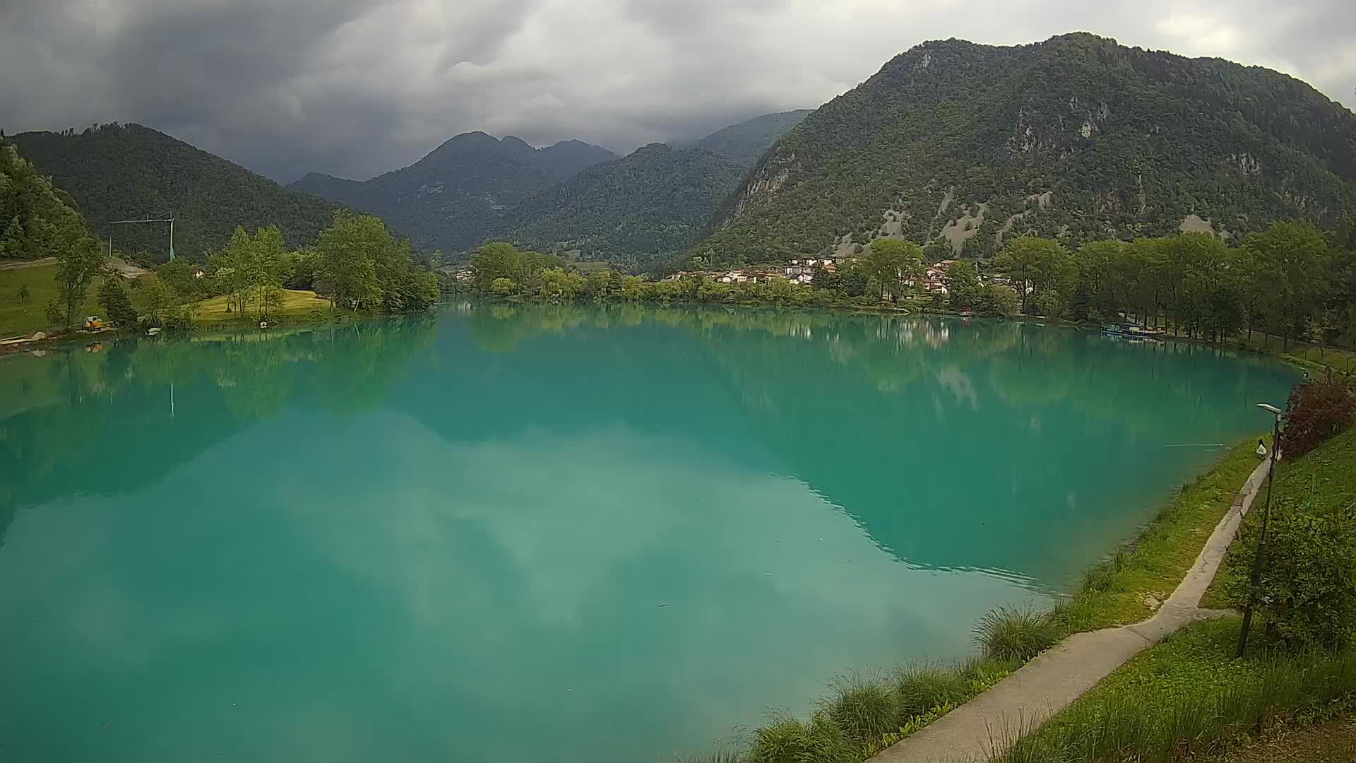 LIVEcam Most na Soči lago – Slovenia