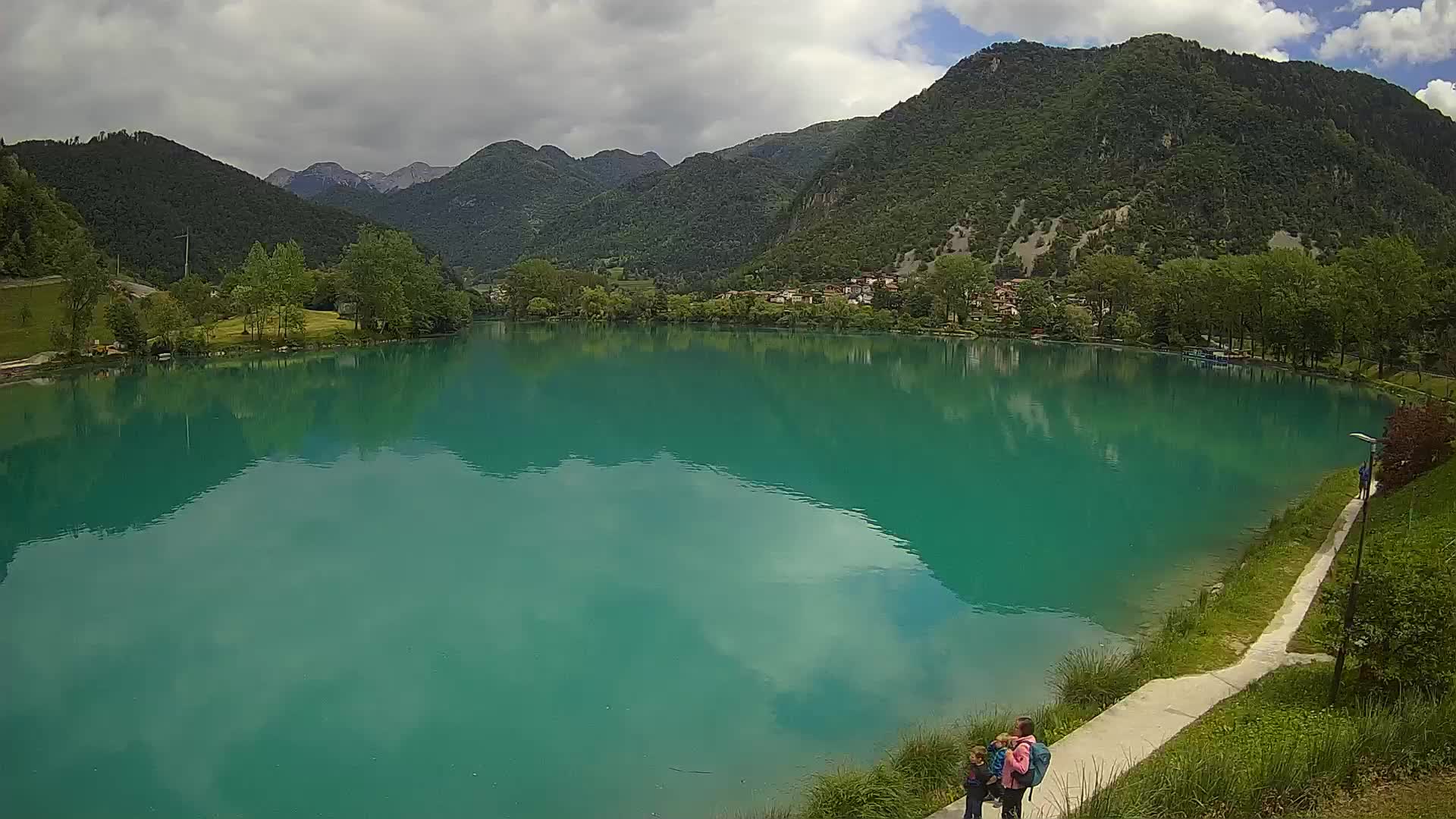 Most na Soči – Panoramic view of Lake