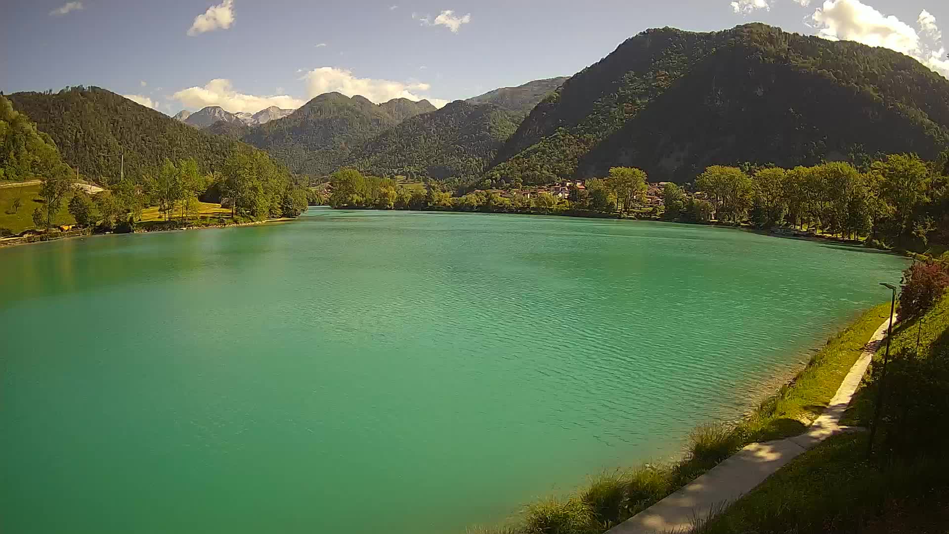 LIVEcam Most na Soči lago – Slovenia