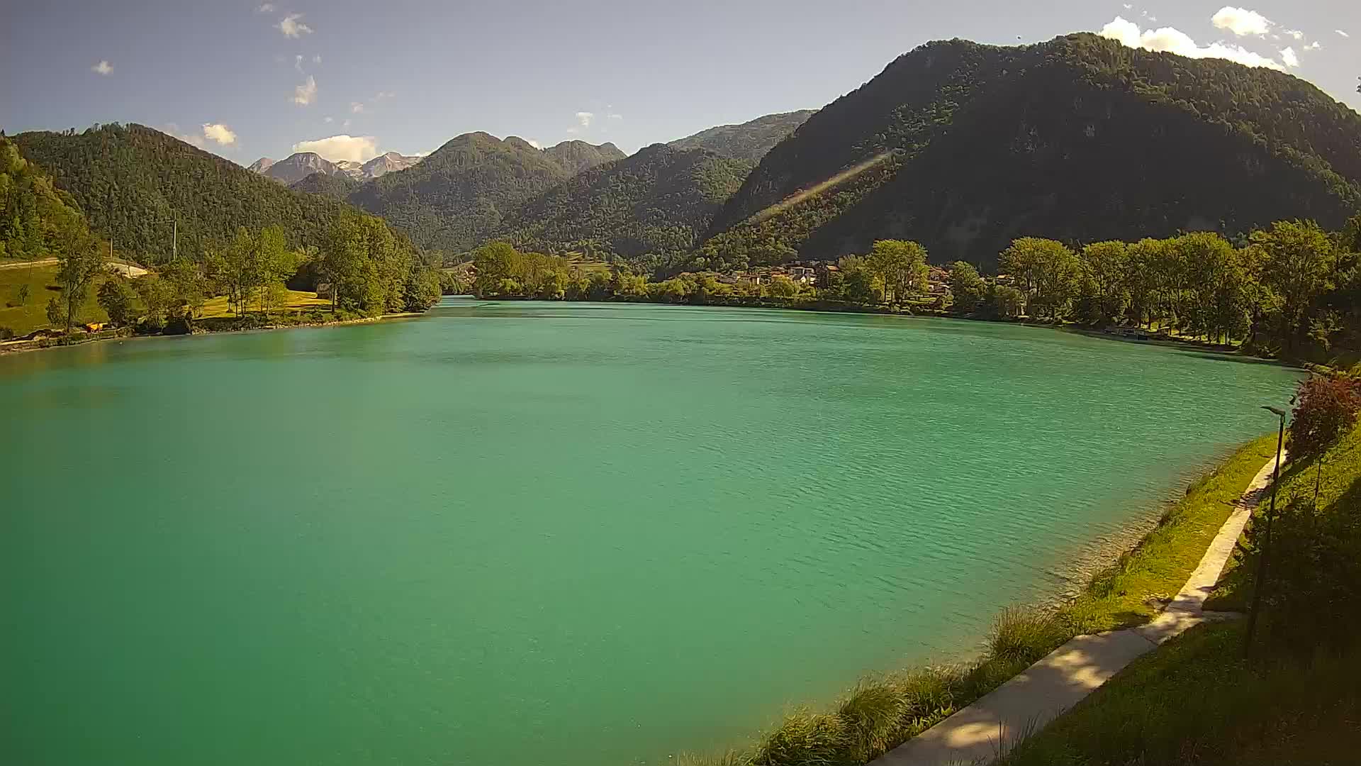 Most na Soči – Pogled na jezero