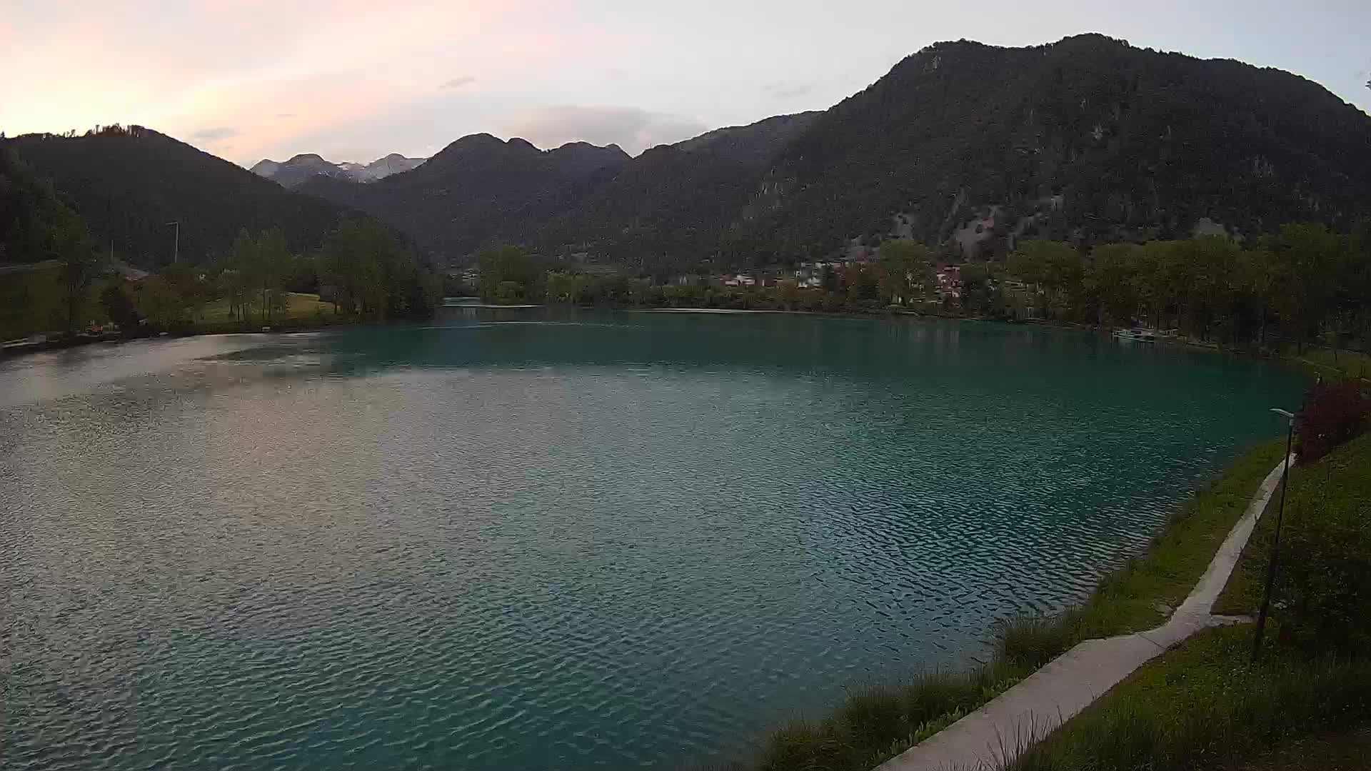 Most na Soči – Panoramic view of Lake