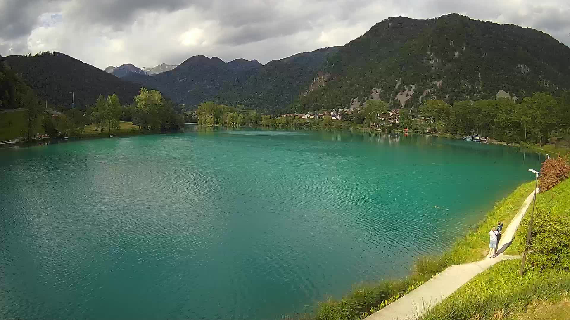 Spletna kamera Most na Soči – jezero