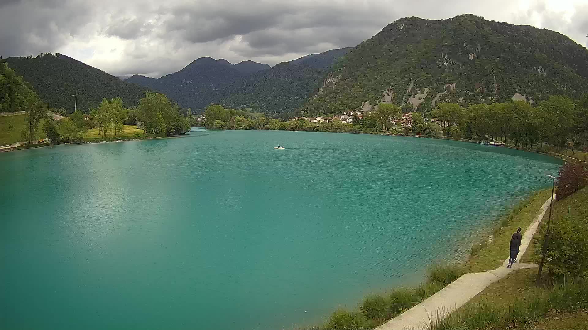 Most na Soči – Panorama del lago