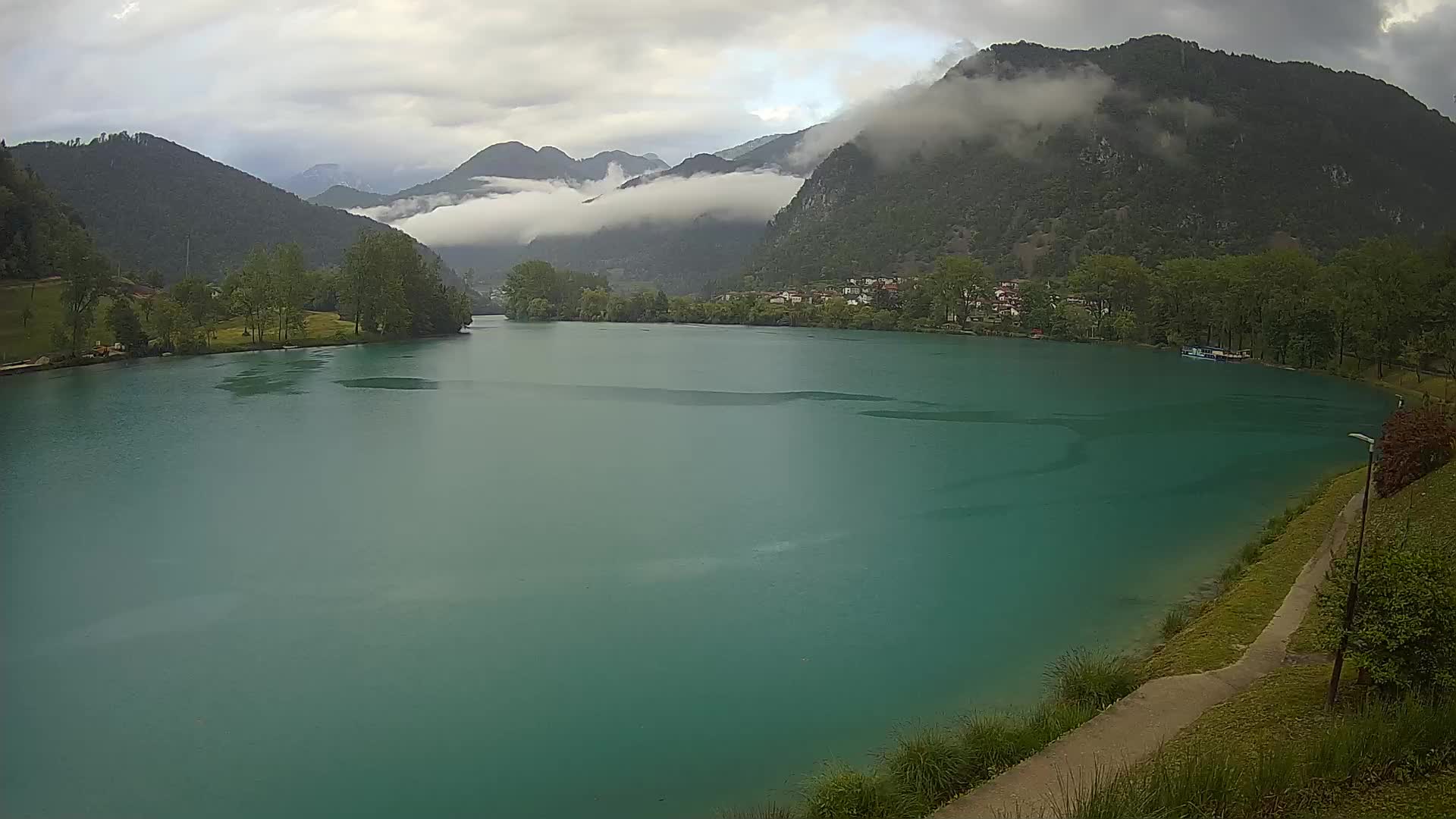 Most na Soči – Panorama del lago