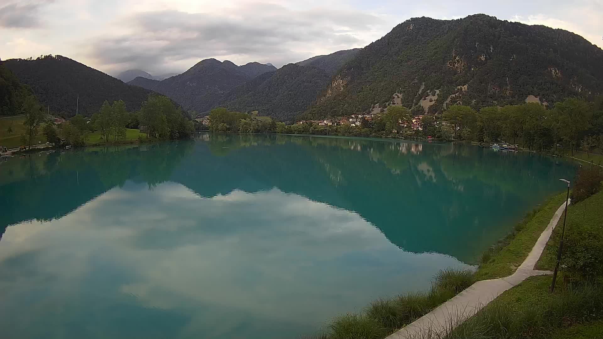 Most na Soči – Panorama del lago