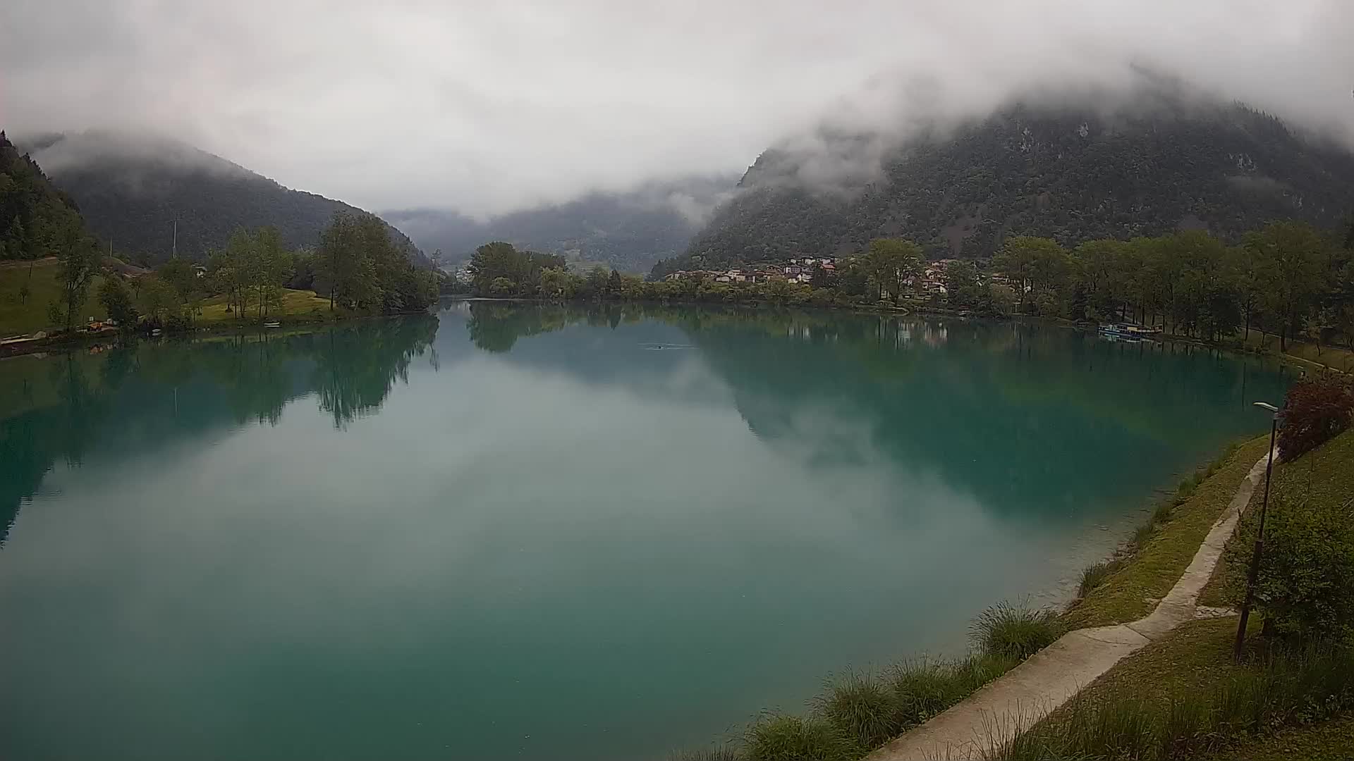 Most na Soči – Panorama del lago