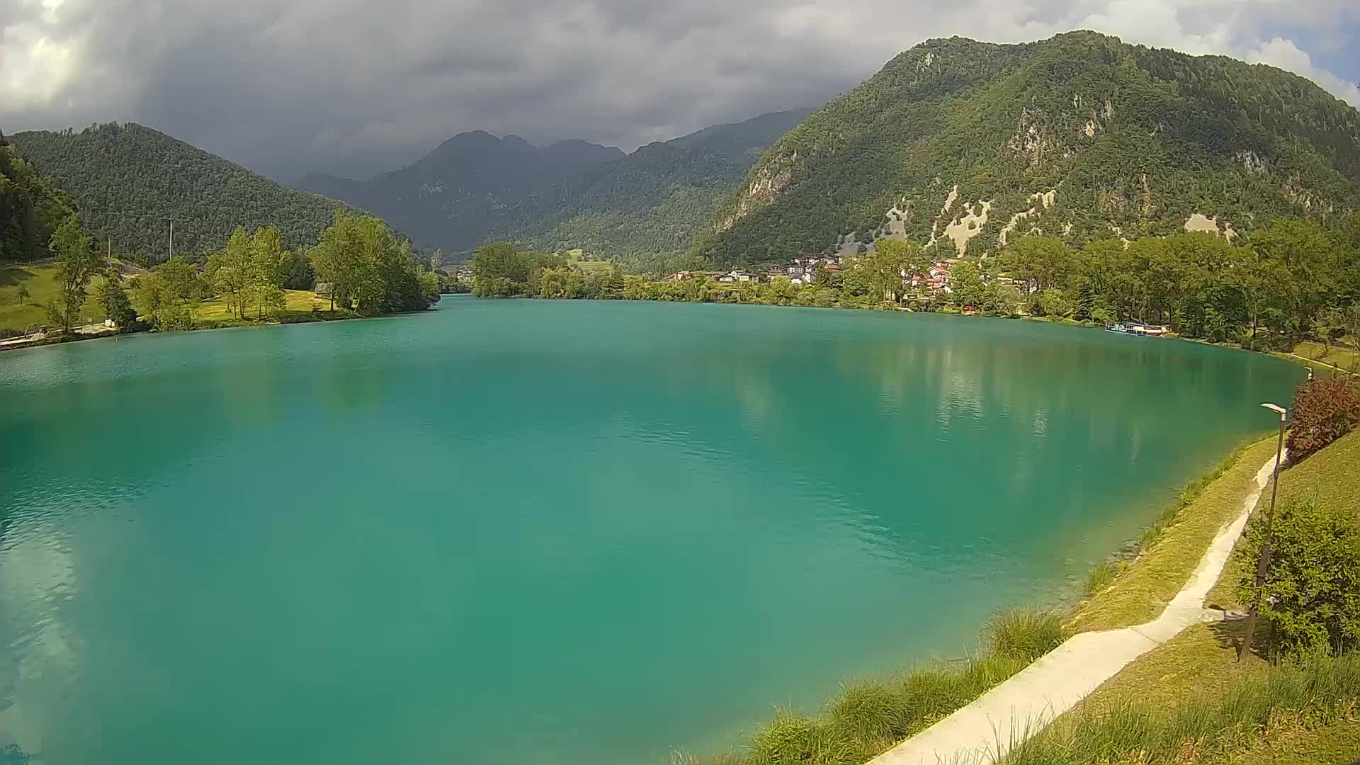 Live Mosta na Soči webcam Slovénie