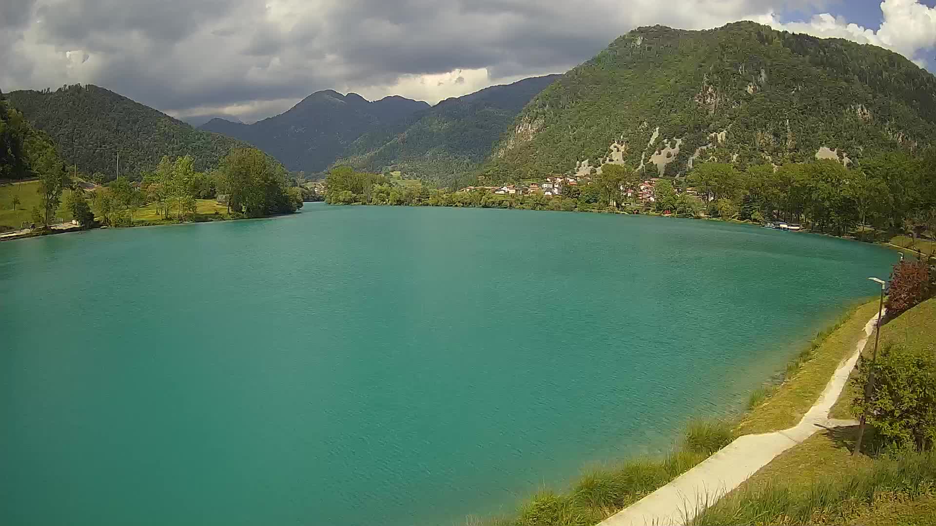 Live Mosta na Soči webcam Slovénie