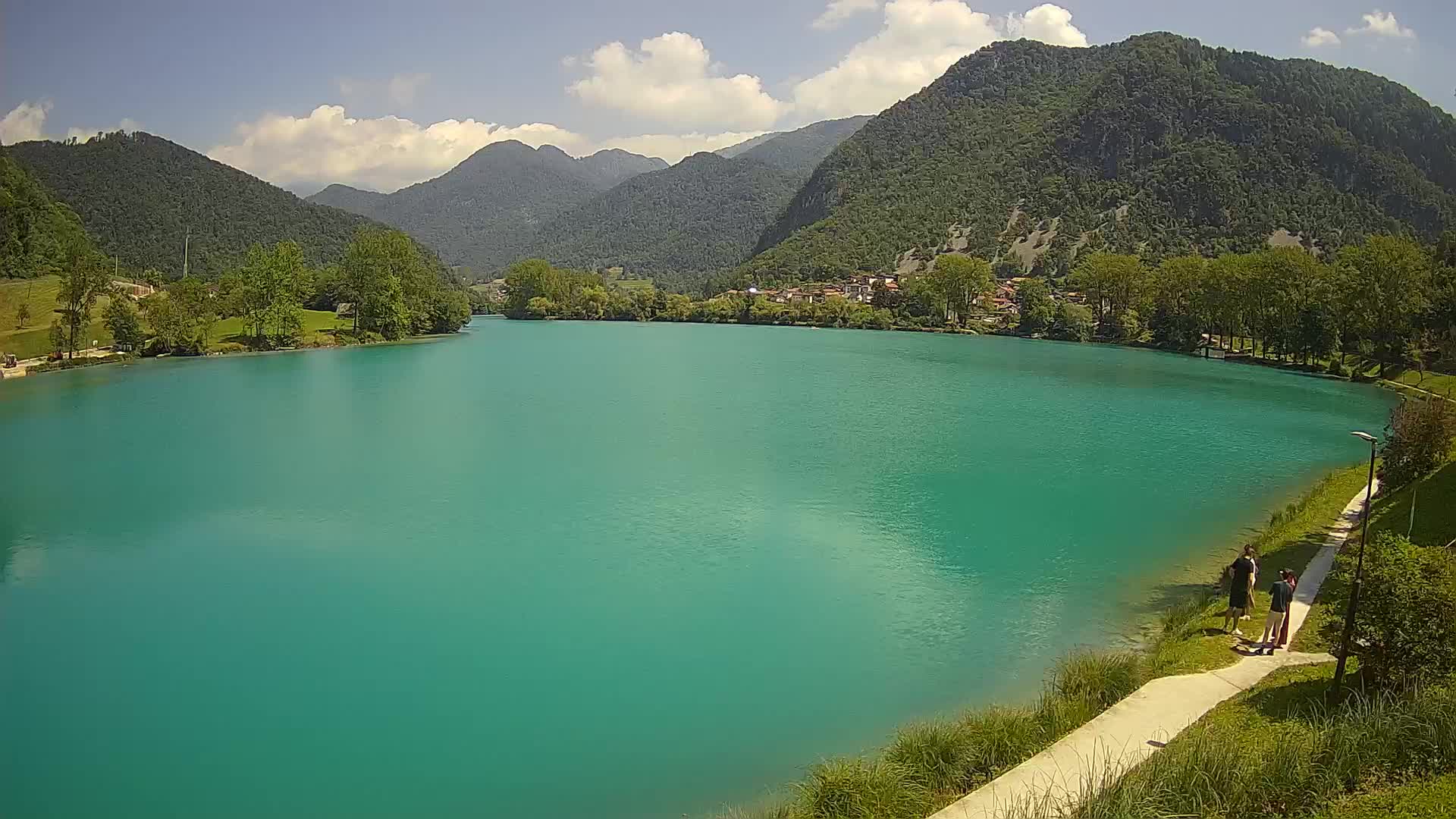 LIVE Webcam Most na Soči lake – Slovenia