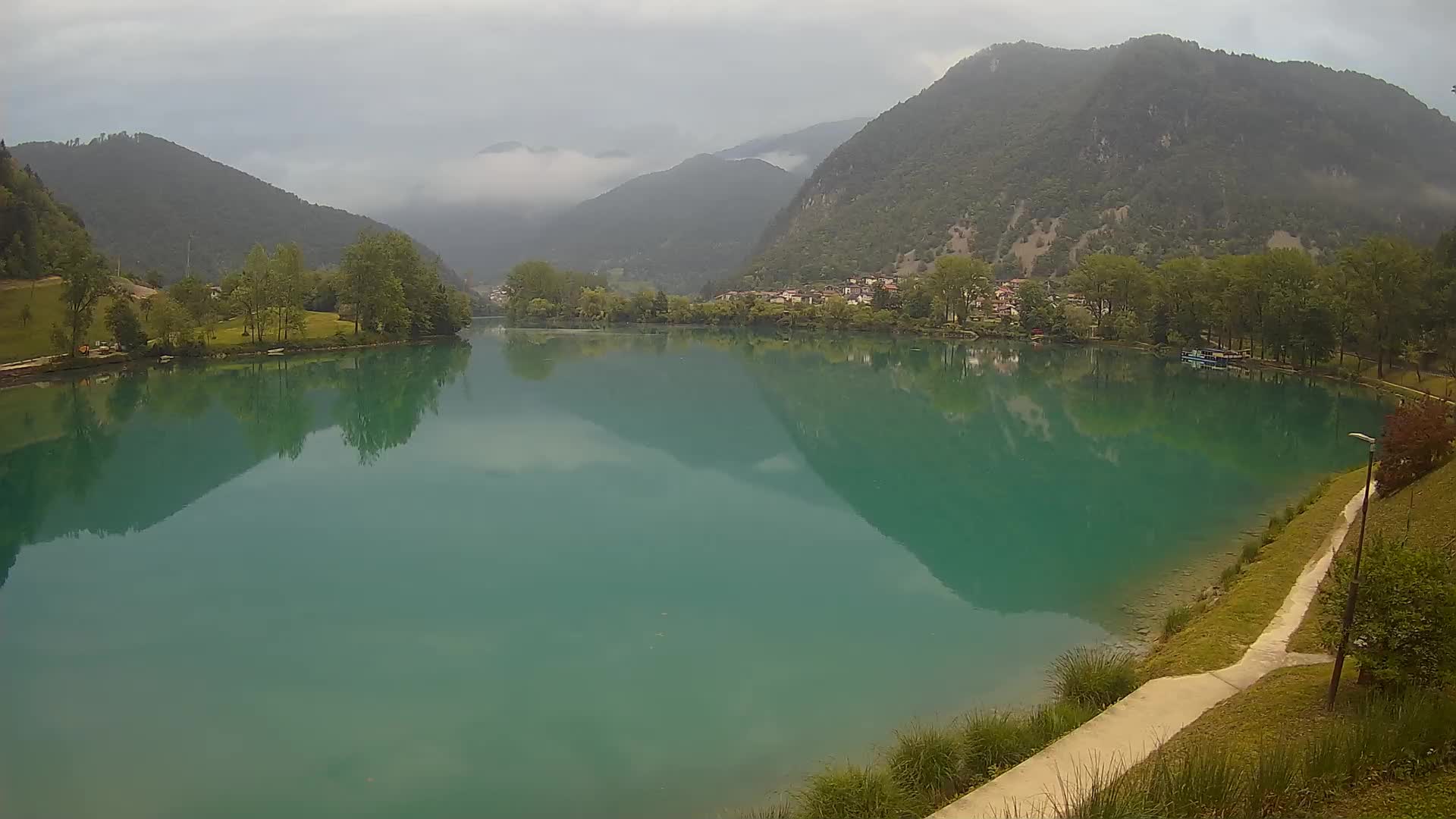 Most na Soči – Panorama del lago