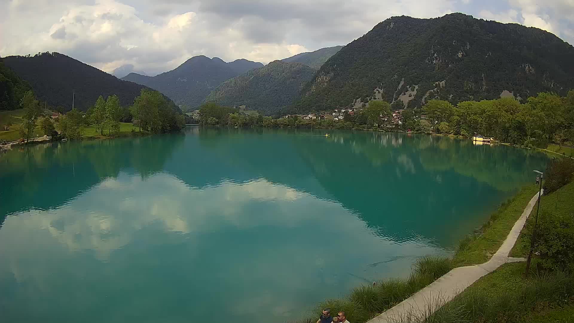 Most na Soči – Panoramic view of Lake