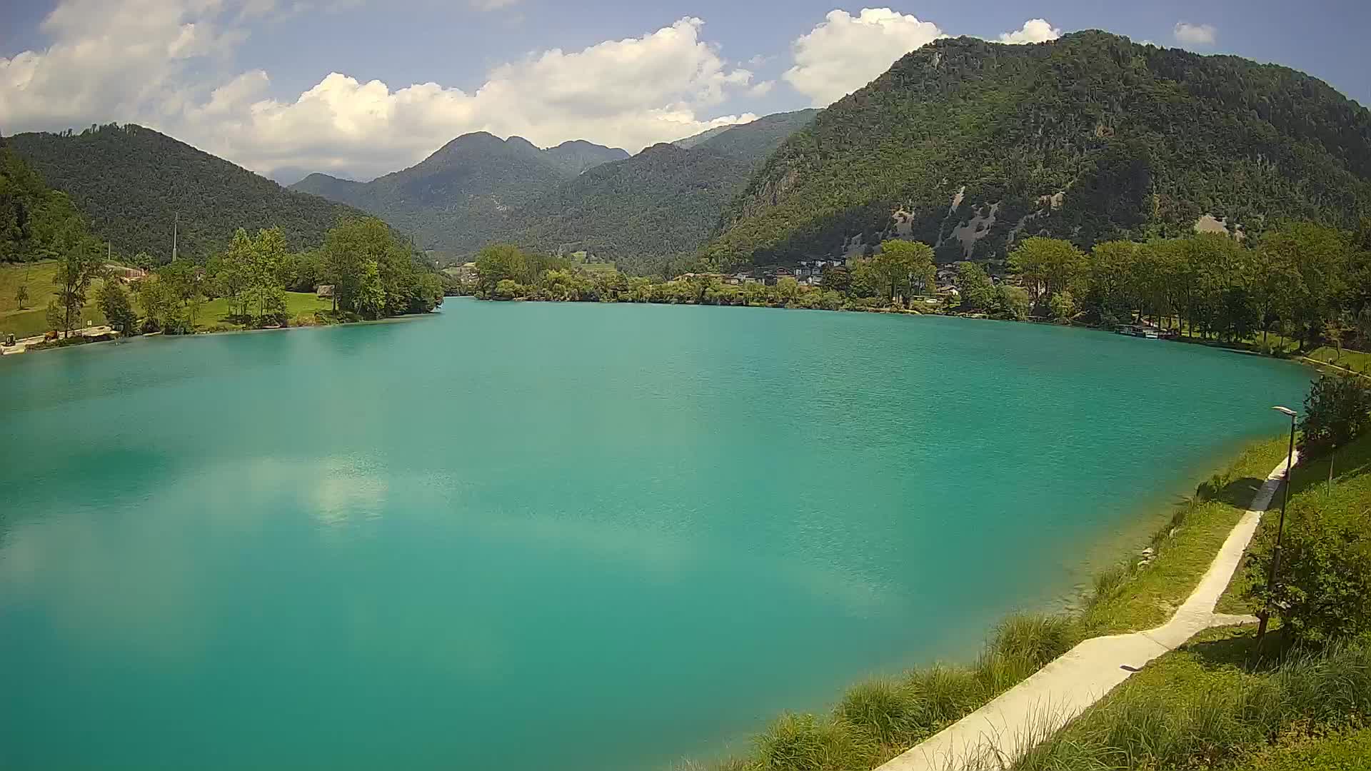 Most na Soči – Panorama del lago