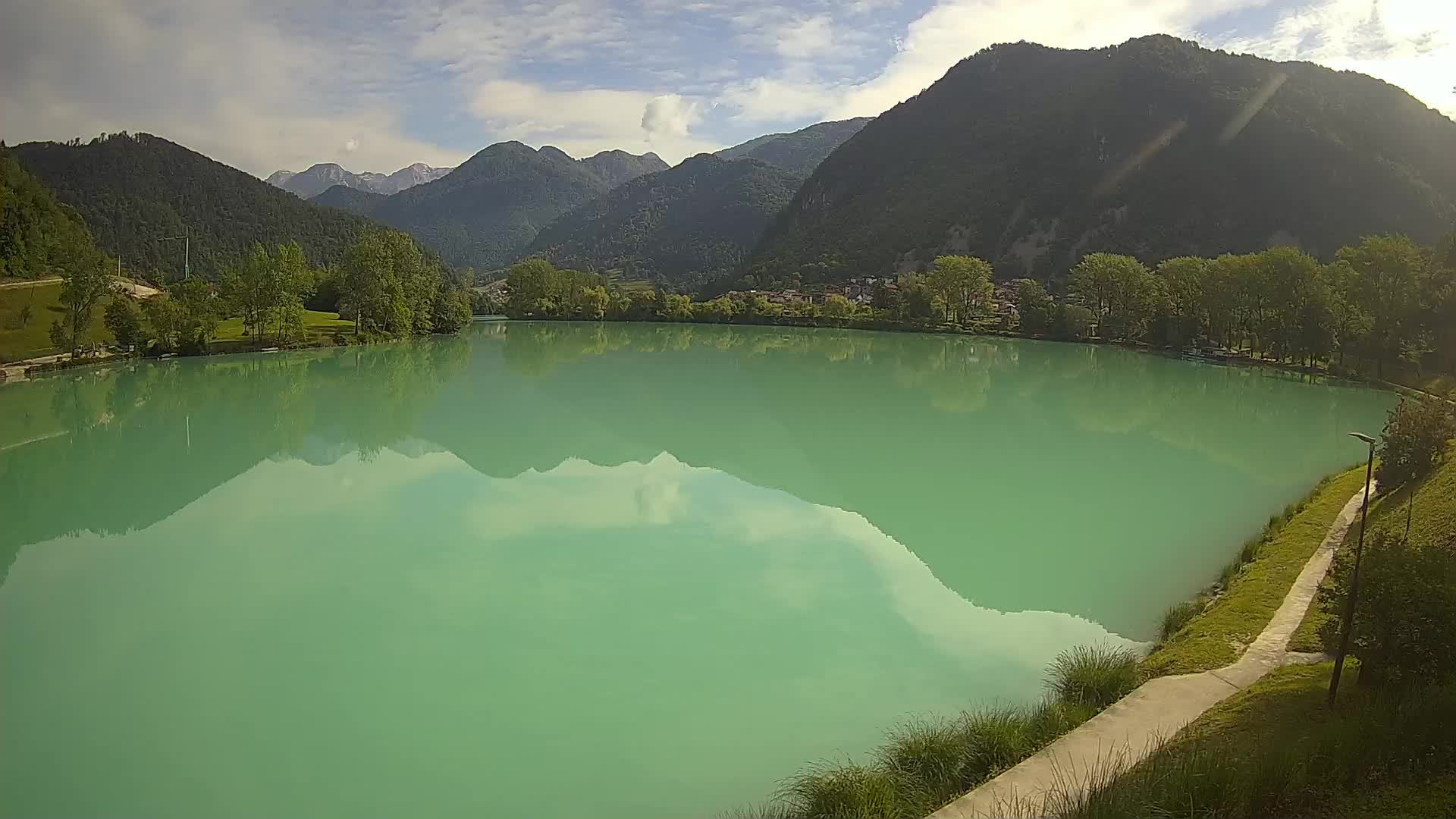 LIVEcam Most na Soči lago – Slovenia