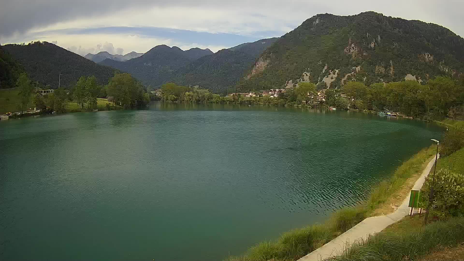 Most na Soči – Panorama del lago