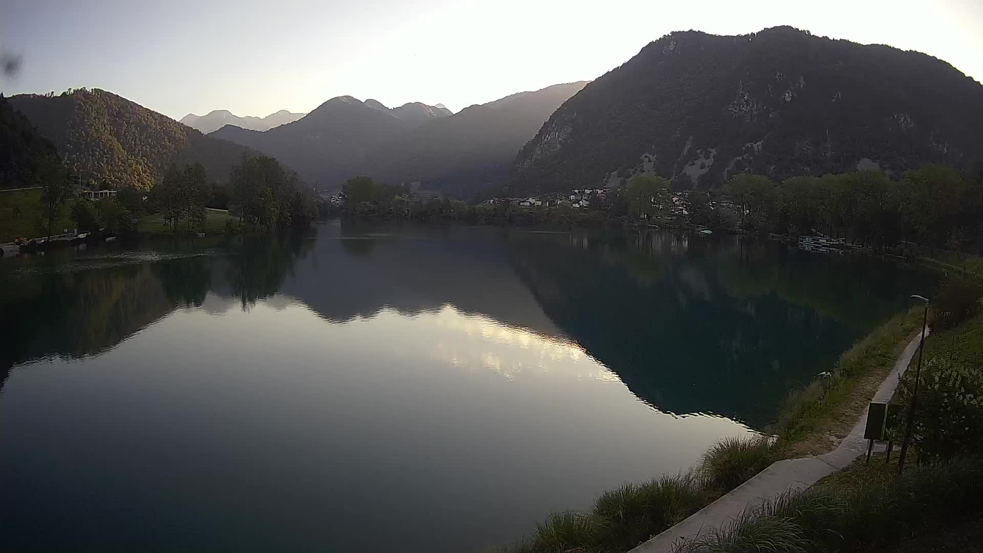 Most na Soči – Panoramic view of Lake