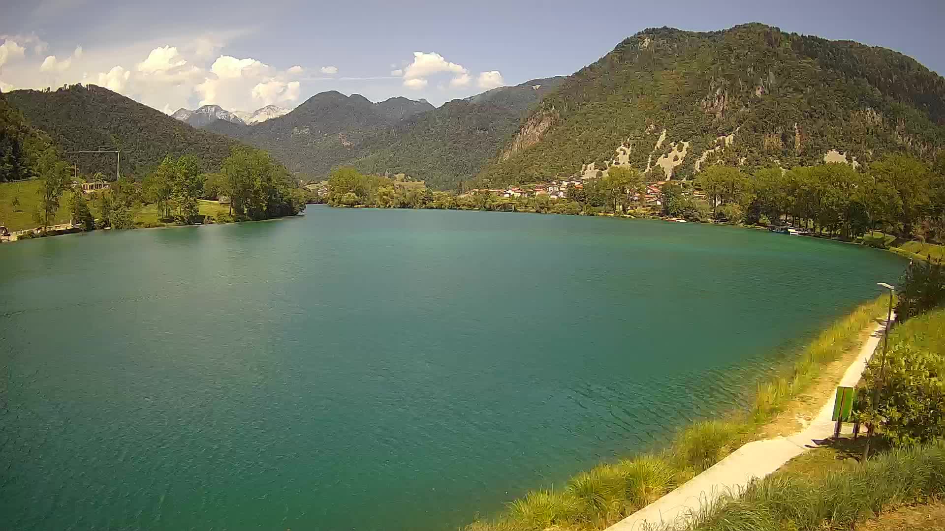 LIVE Webcam Most na Soči lake – Slovenia
