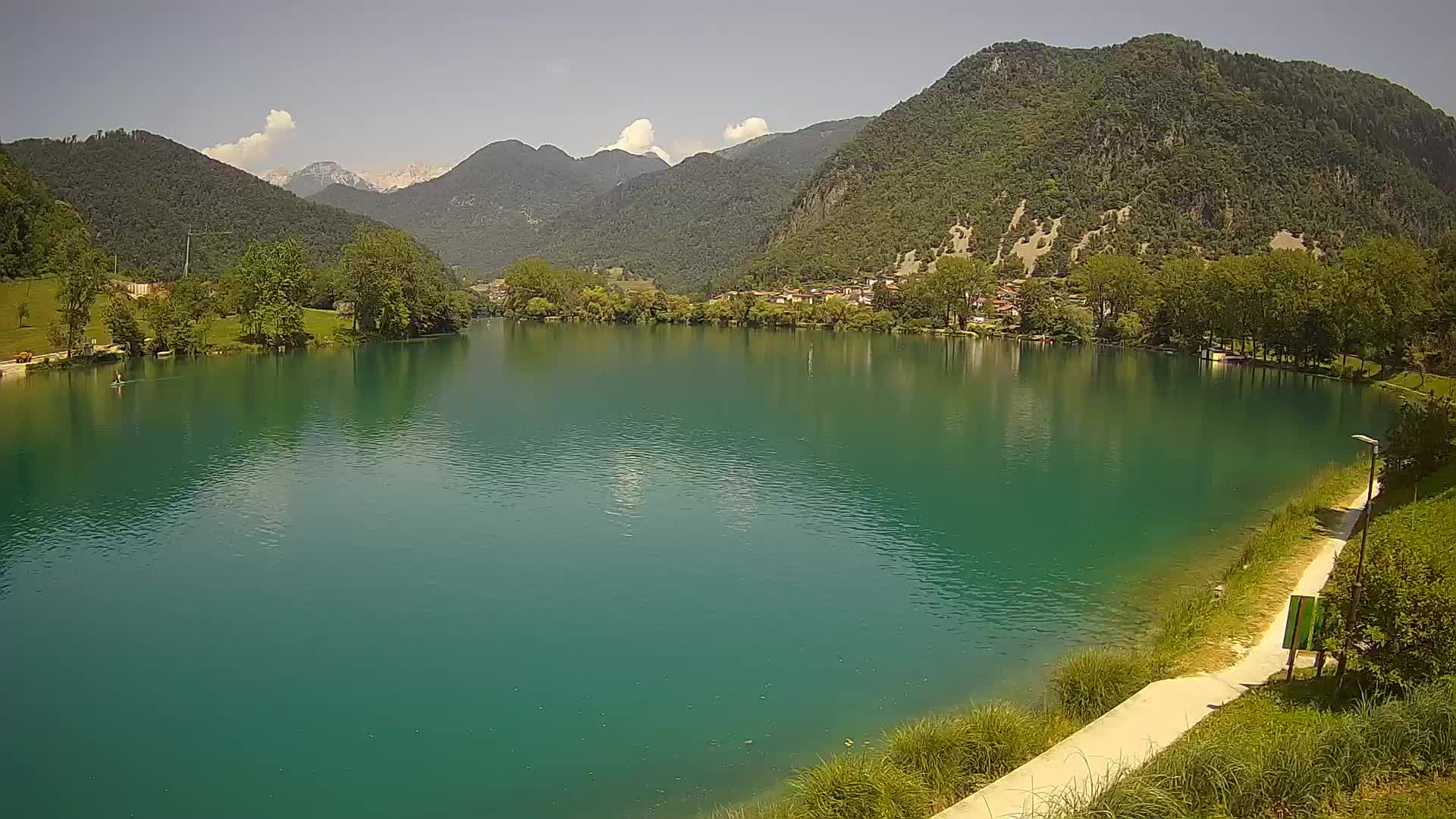 Most na Soči – Panoramic view of Lake