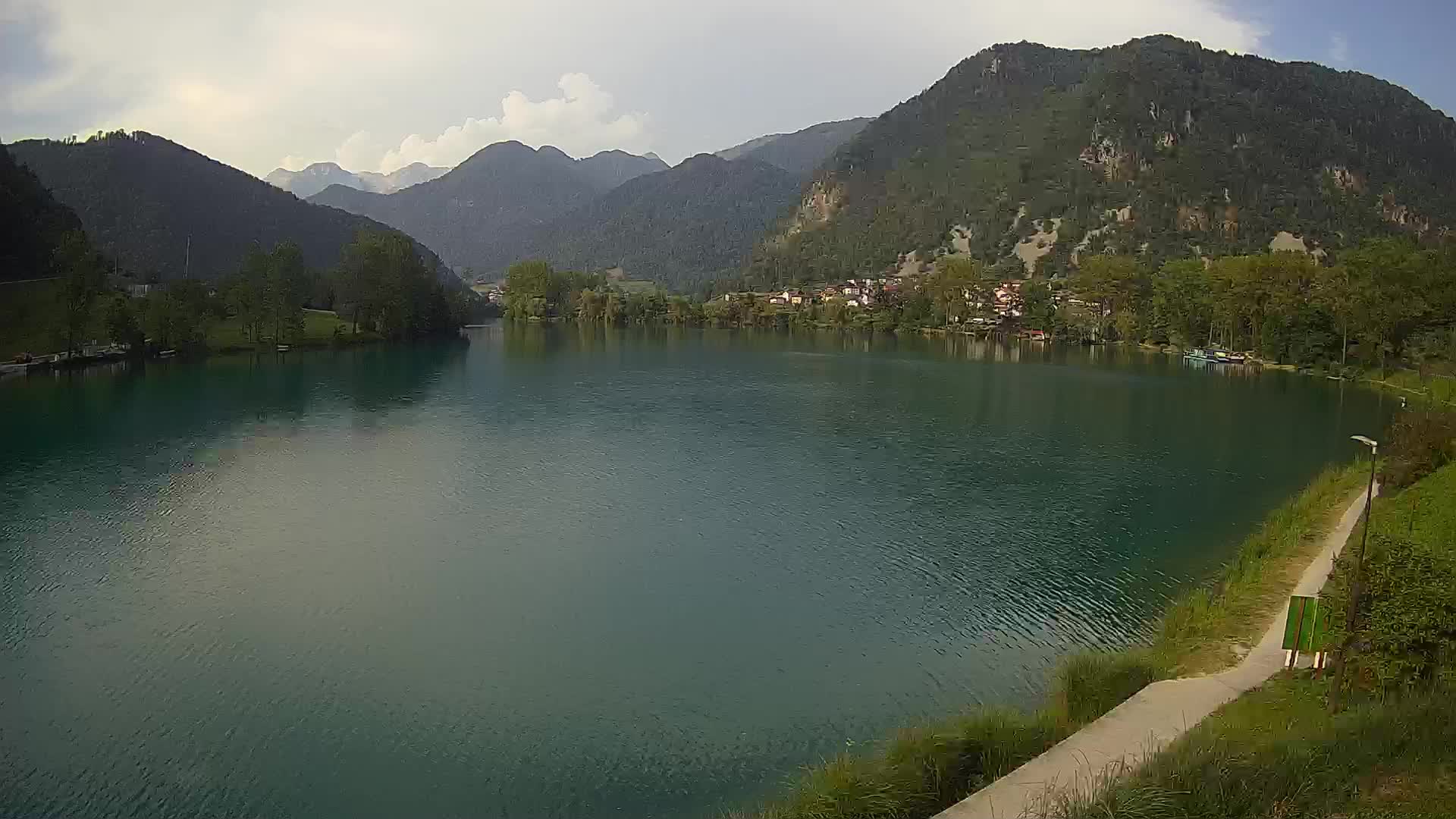 LIVE Webcam Most na Soči lake – Slovenia