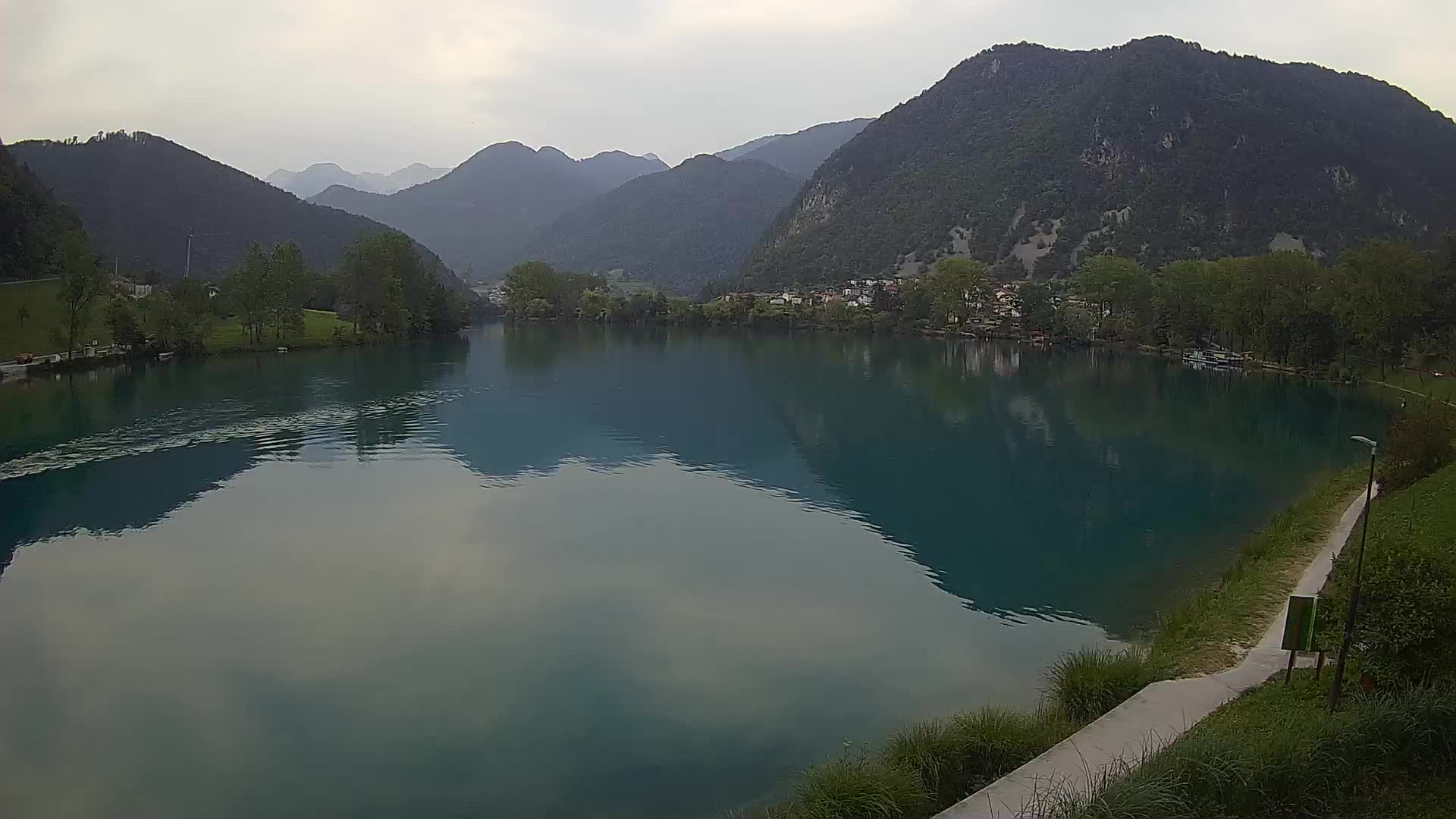 Most na Soči – Panoramic view of Lake