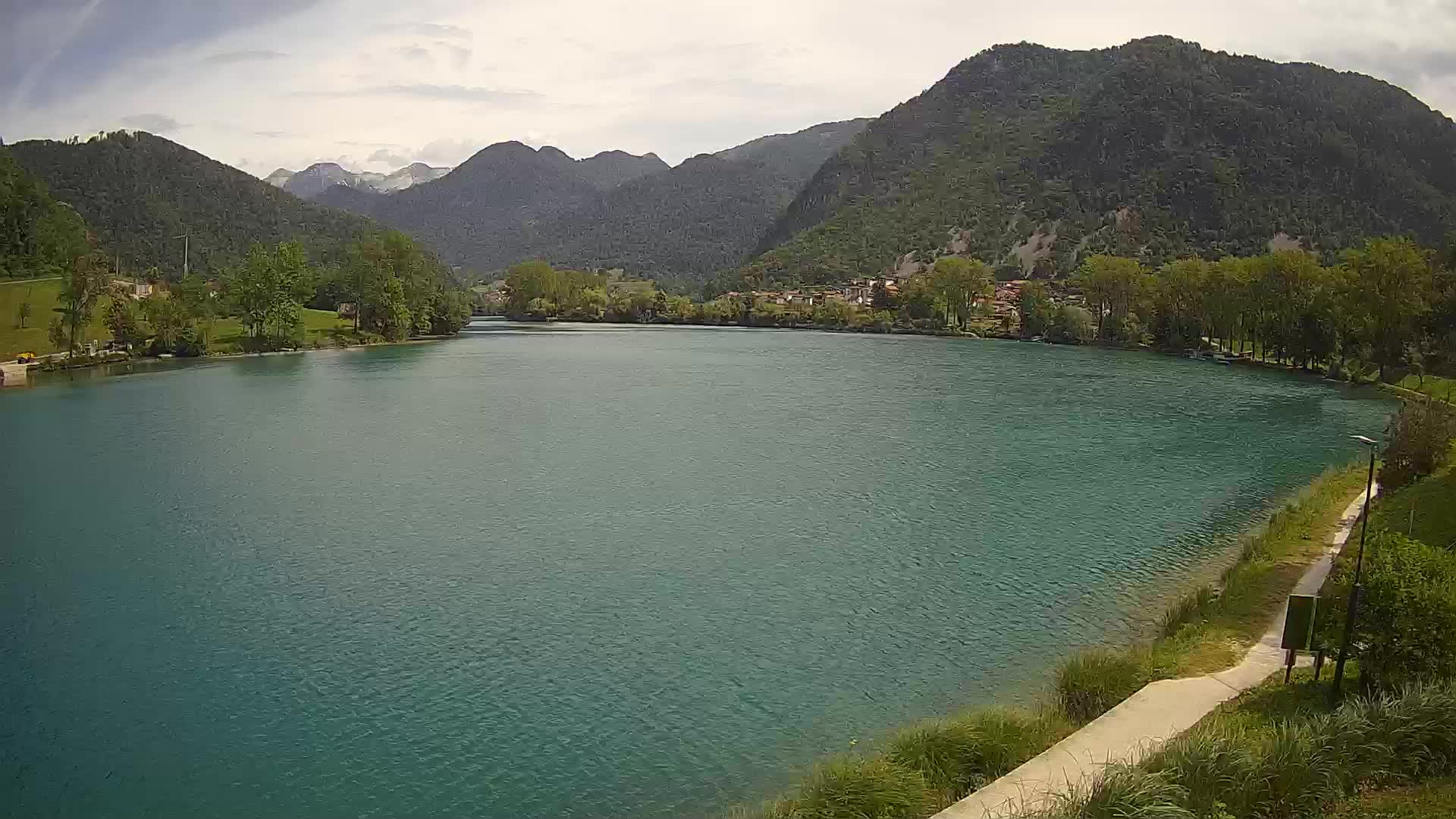 LIVE Webcam Most na Soči lake – Slovenia