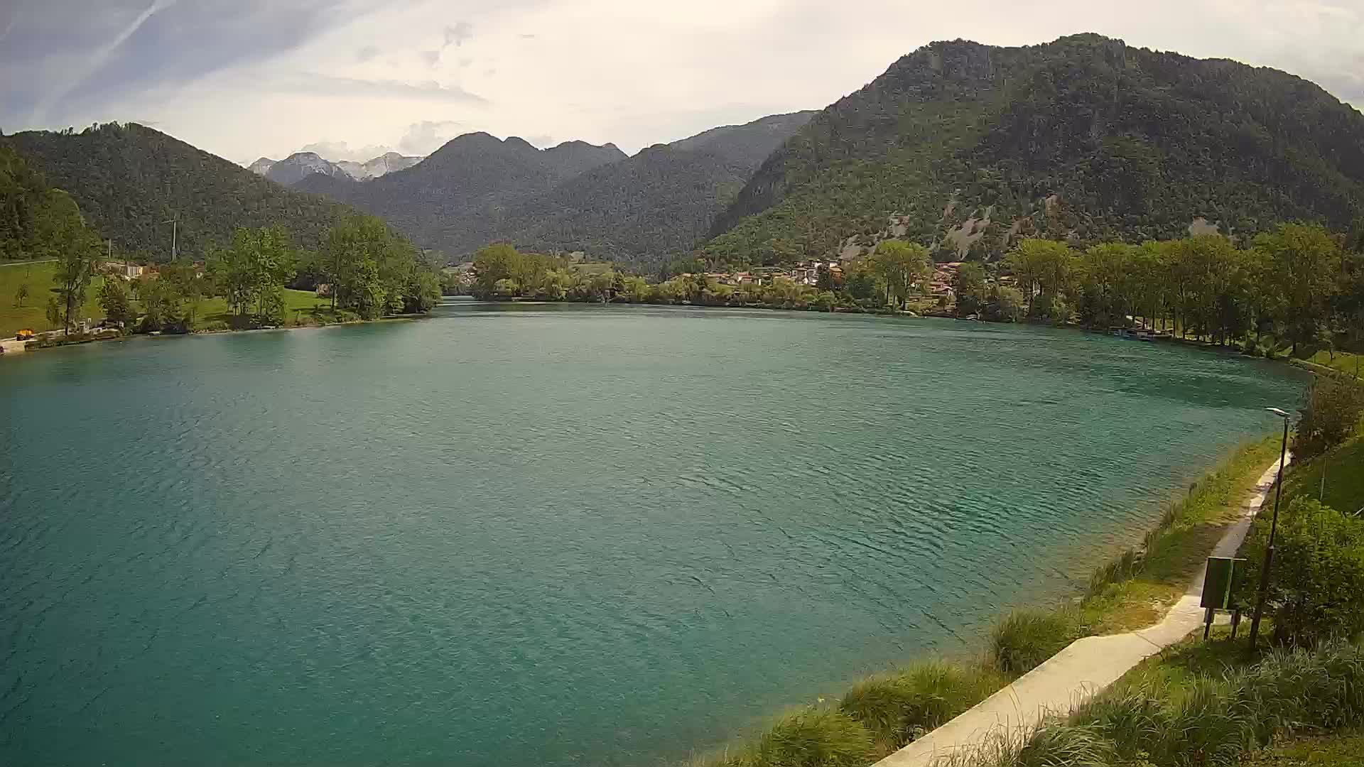 LIVE Webcam Most na Soči lake – Slovenia