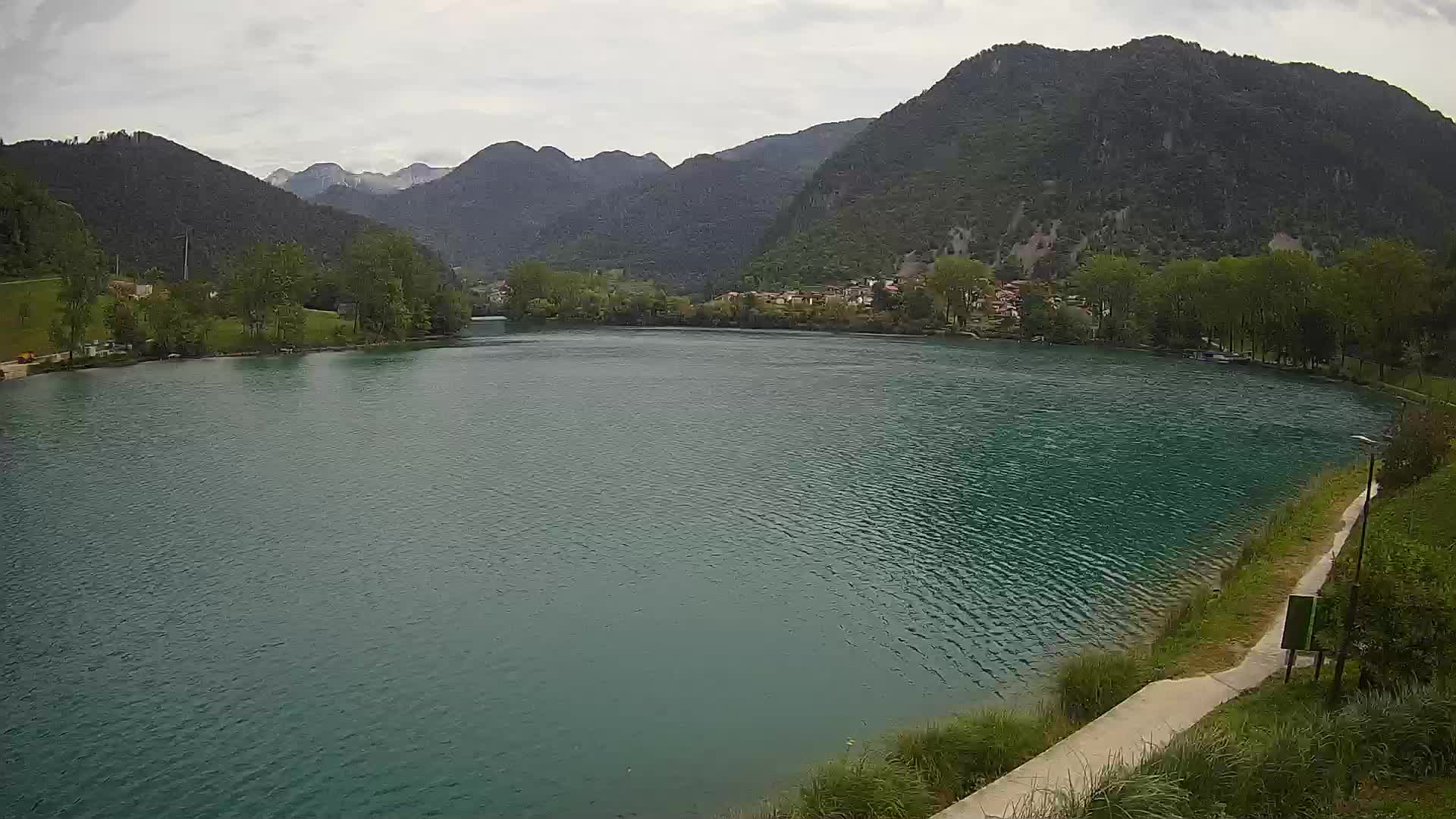 Most na Soči – Panoramic view of Lake