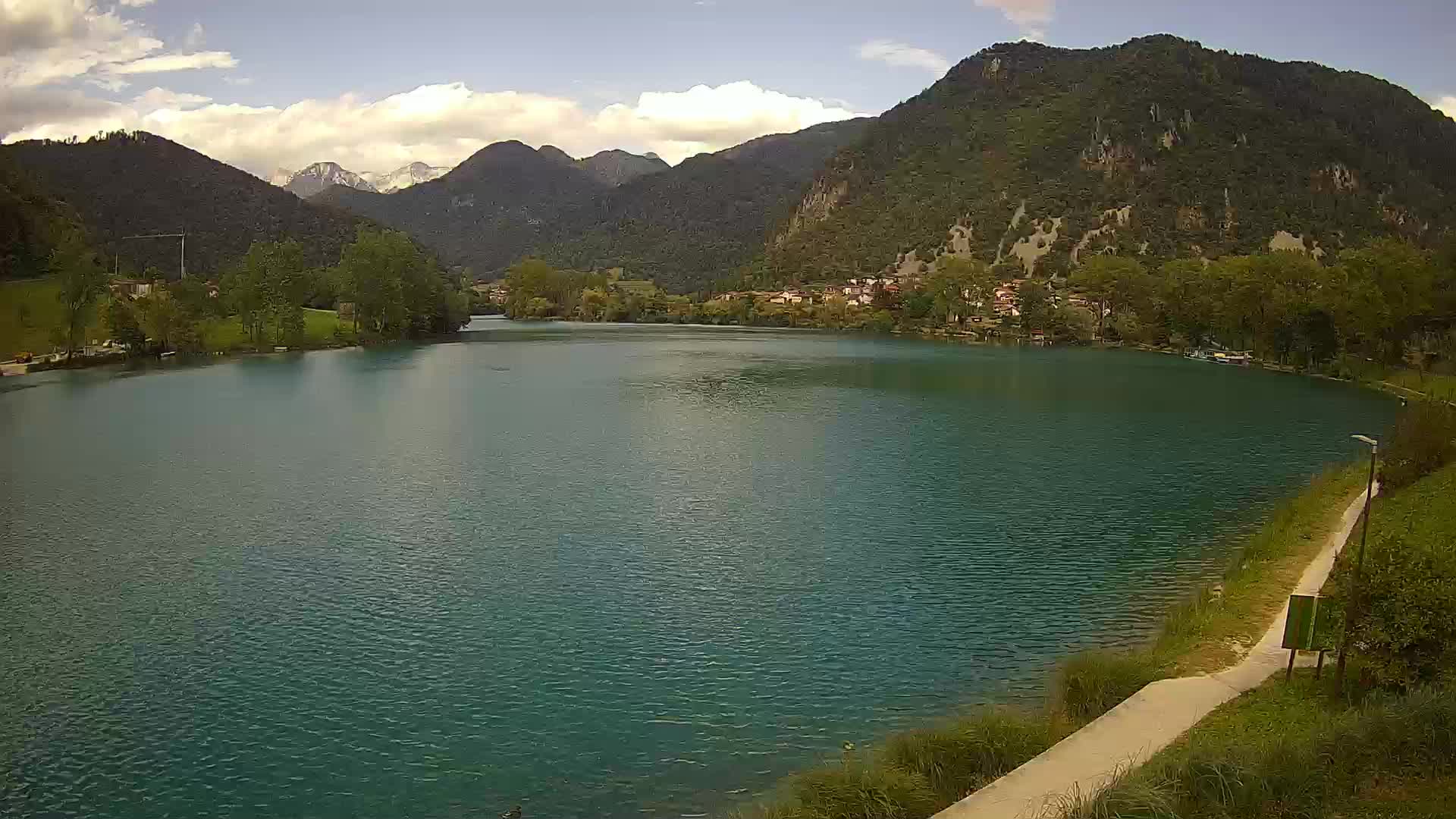 Web kamera Most na Soči – jezero
