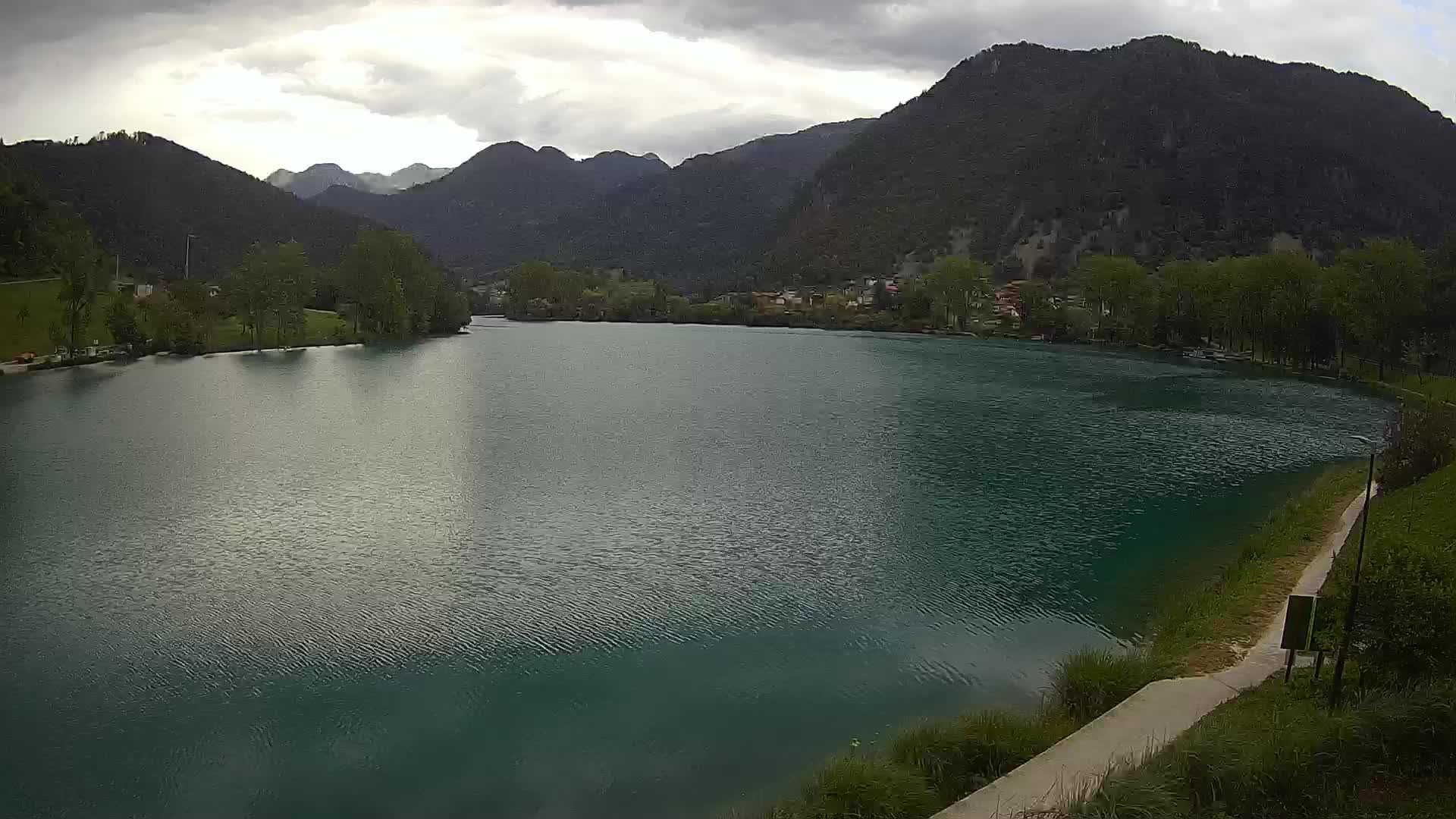 Most na Soči – Panorama del lago