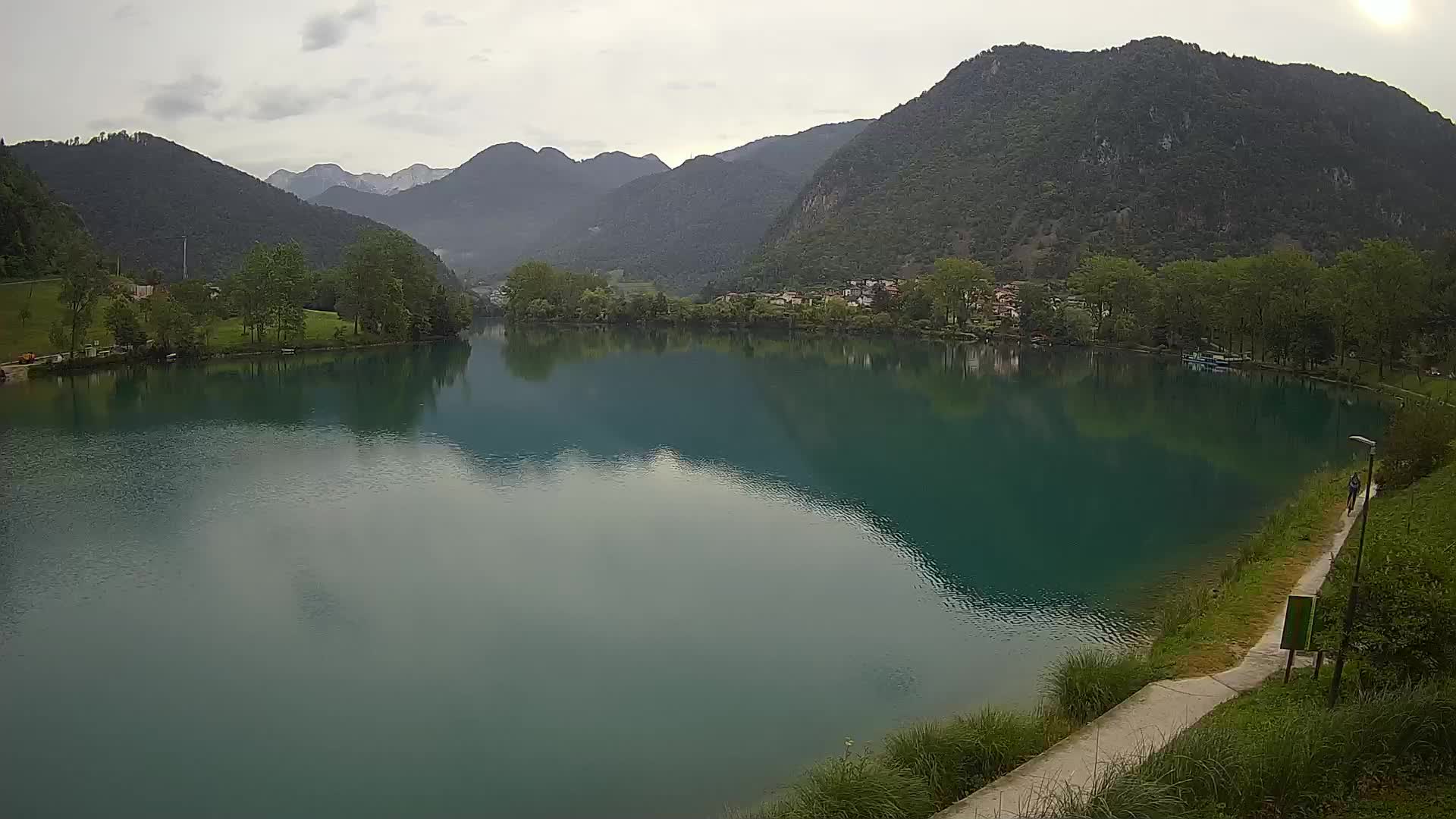 Most na Soči – Panorama del lago