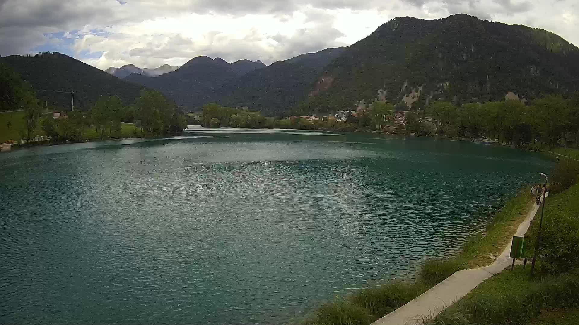 Most na Soči – Pogled na jezero