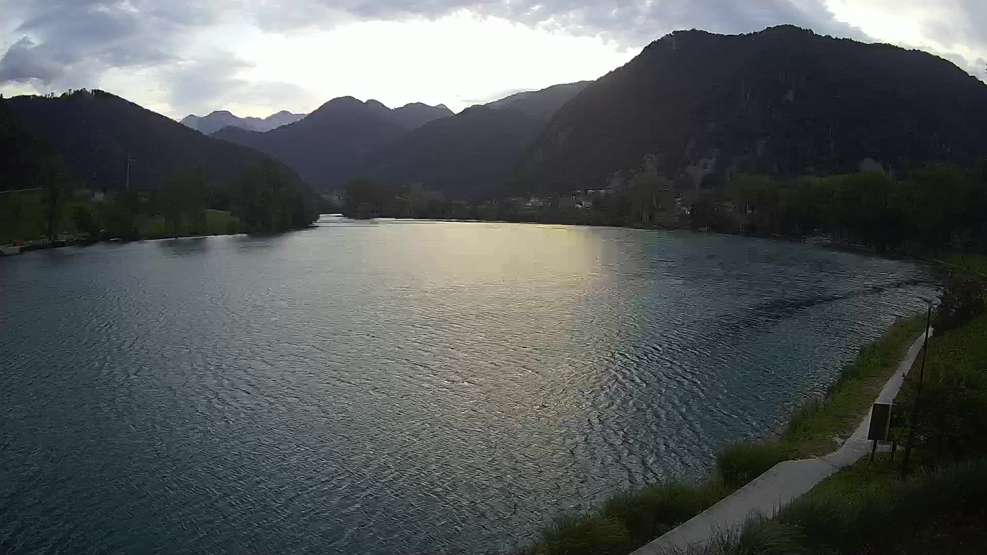 Most na Soči – Panorama del lac