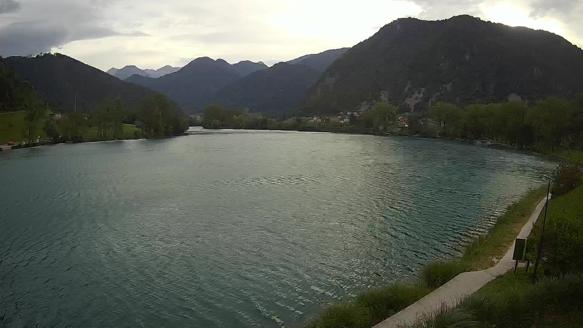 Most na Soči – Pogled na jezero
