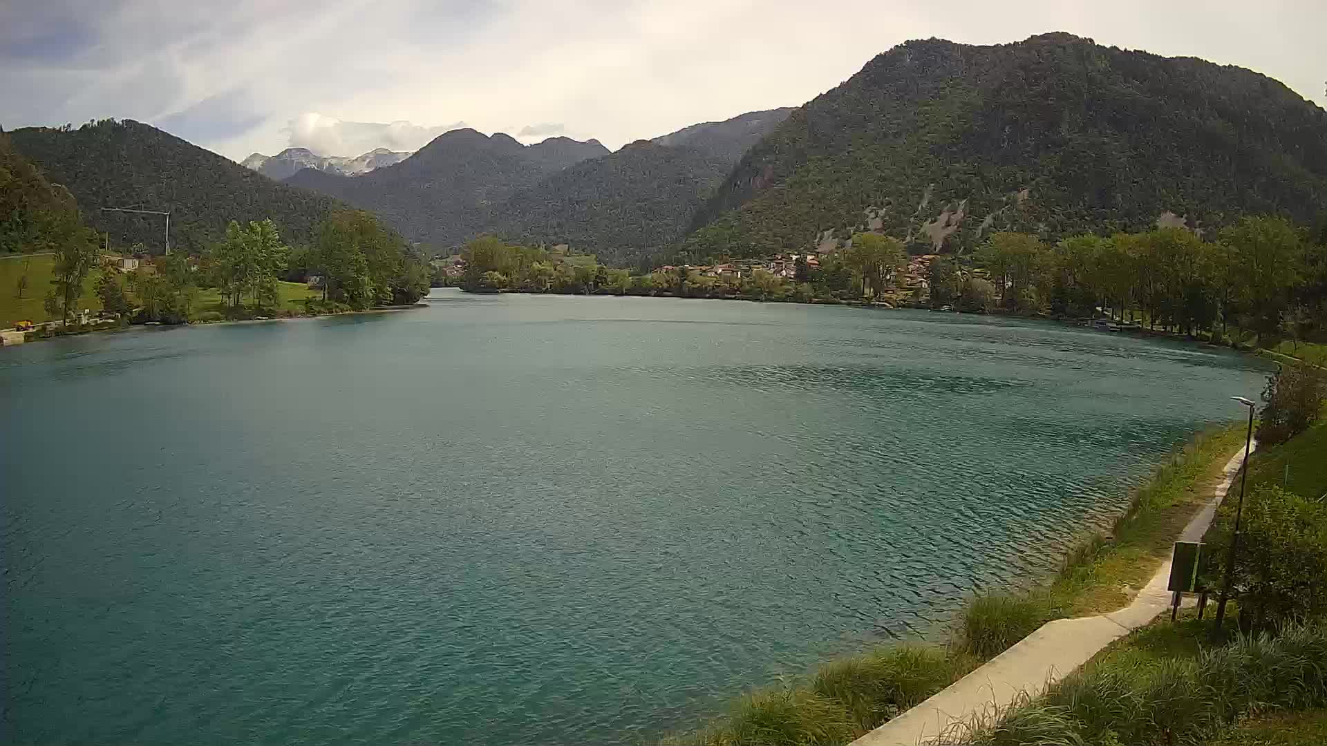 LIVEcam Most na Soči lago – Slovenia