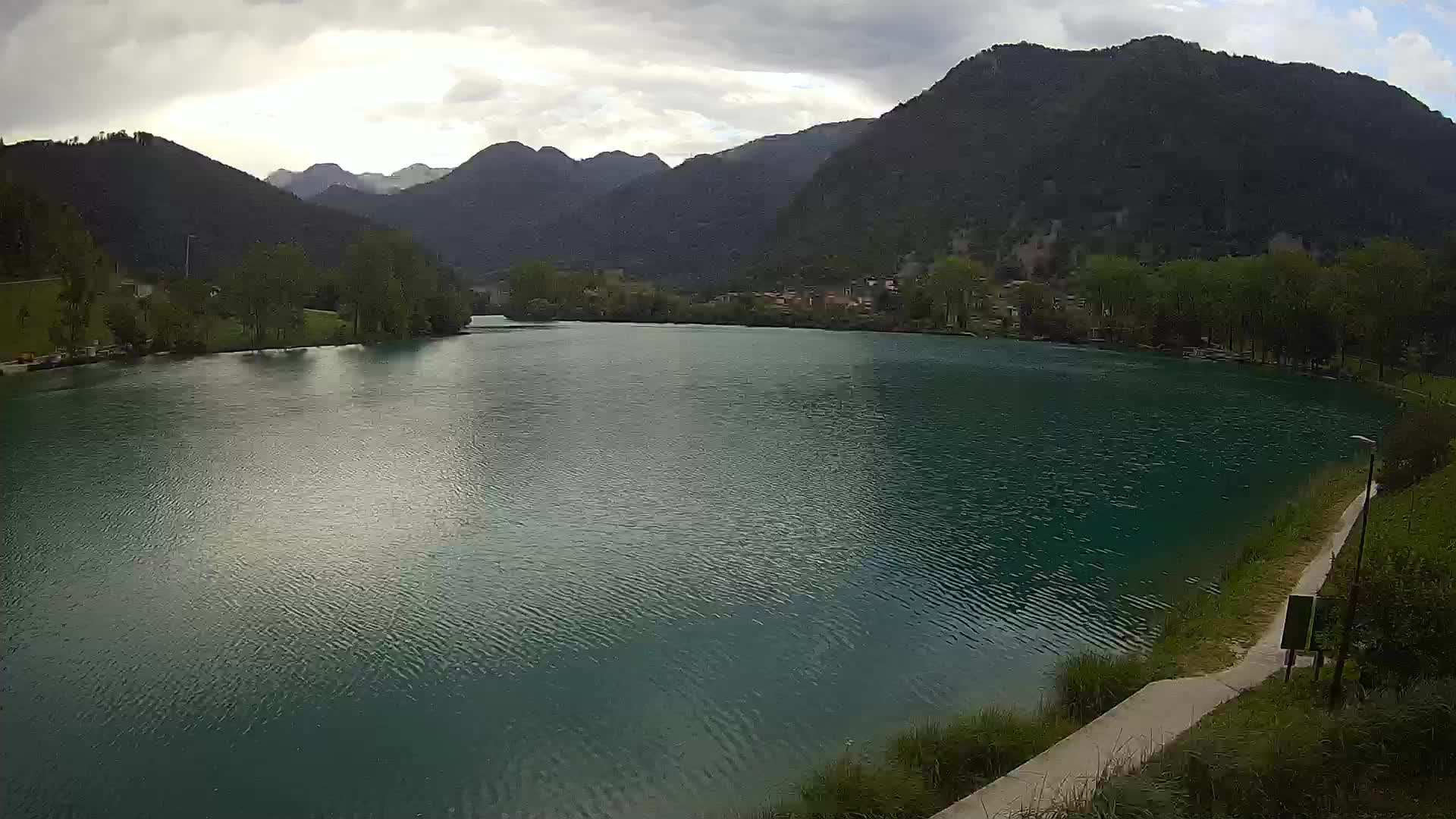 Most na Soči – Panoramic view of Lake