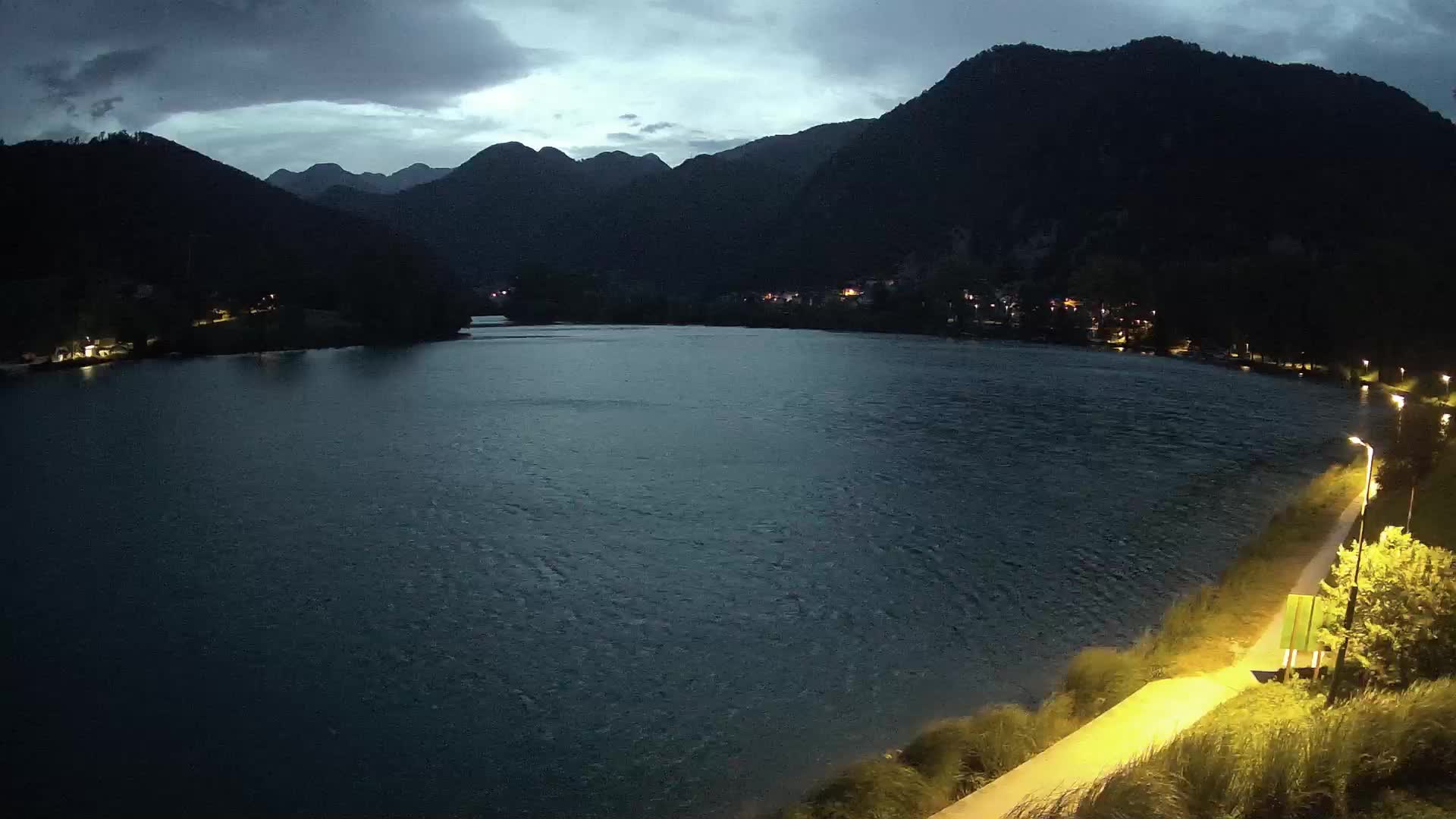 Most na Soči – Panorama del lac