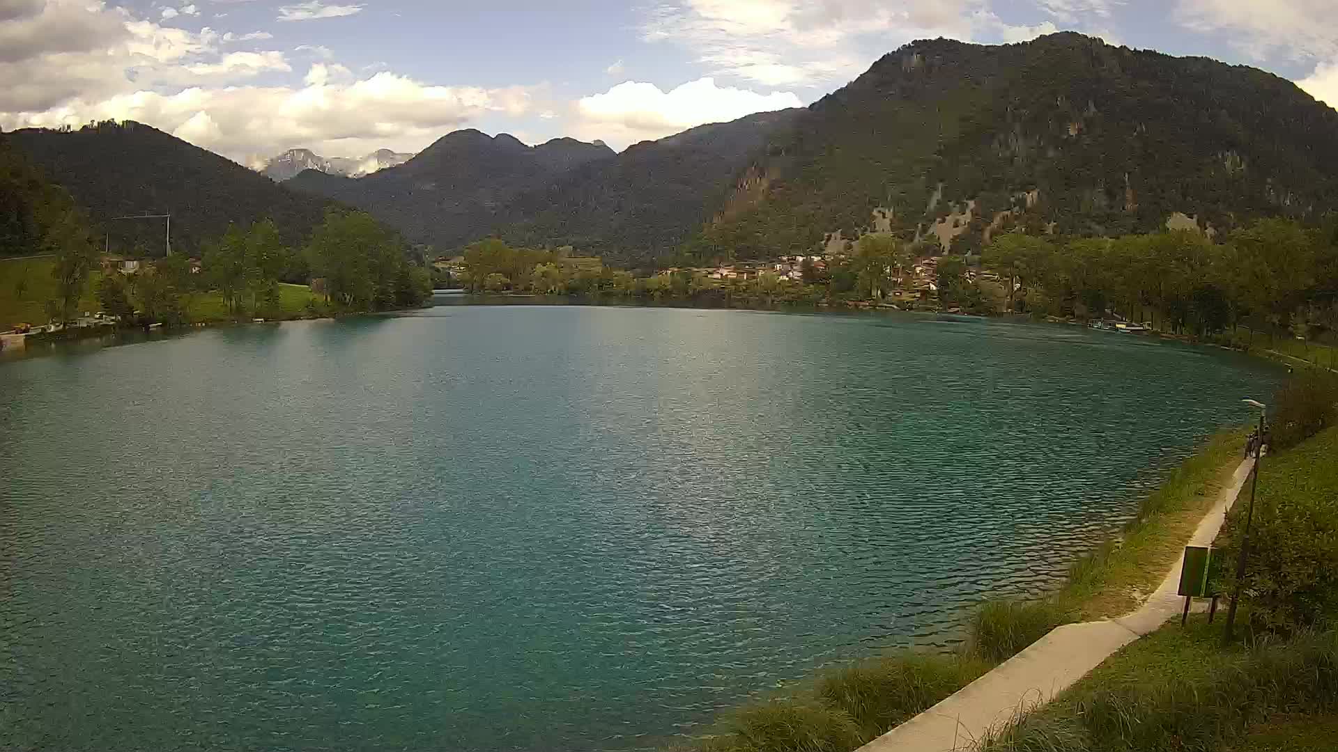 Most na Soči – Pogled na jezero