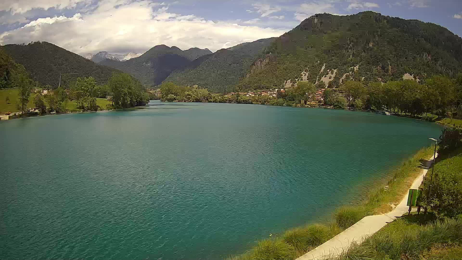 Most na Soči – Panorama del lago