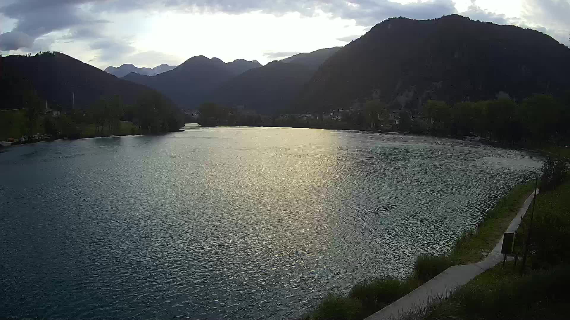 Most na Soči – Panorama del lac
