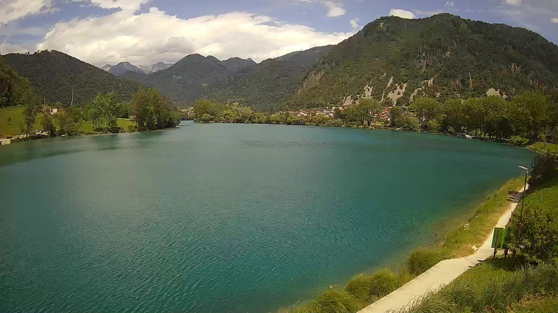 Most na Soči – Panorama del lago