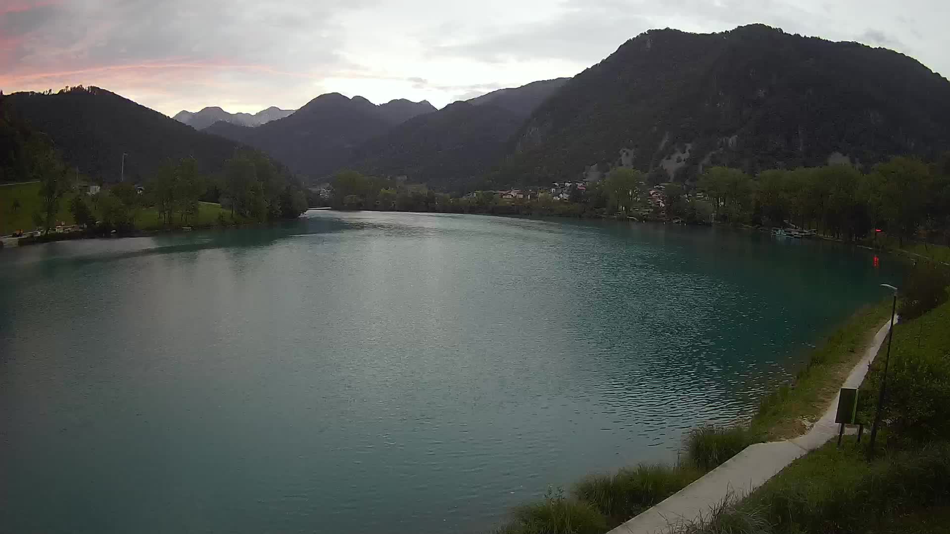 Most na Soči – Pogled na jezero