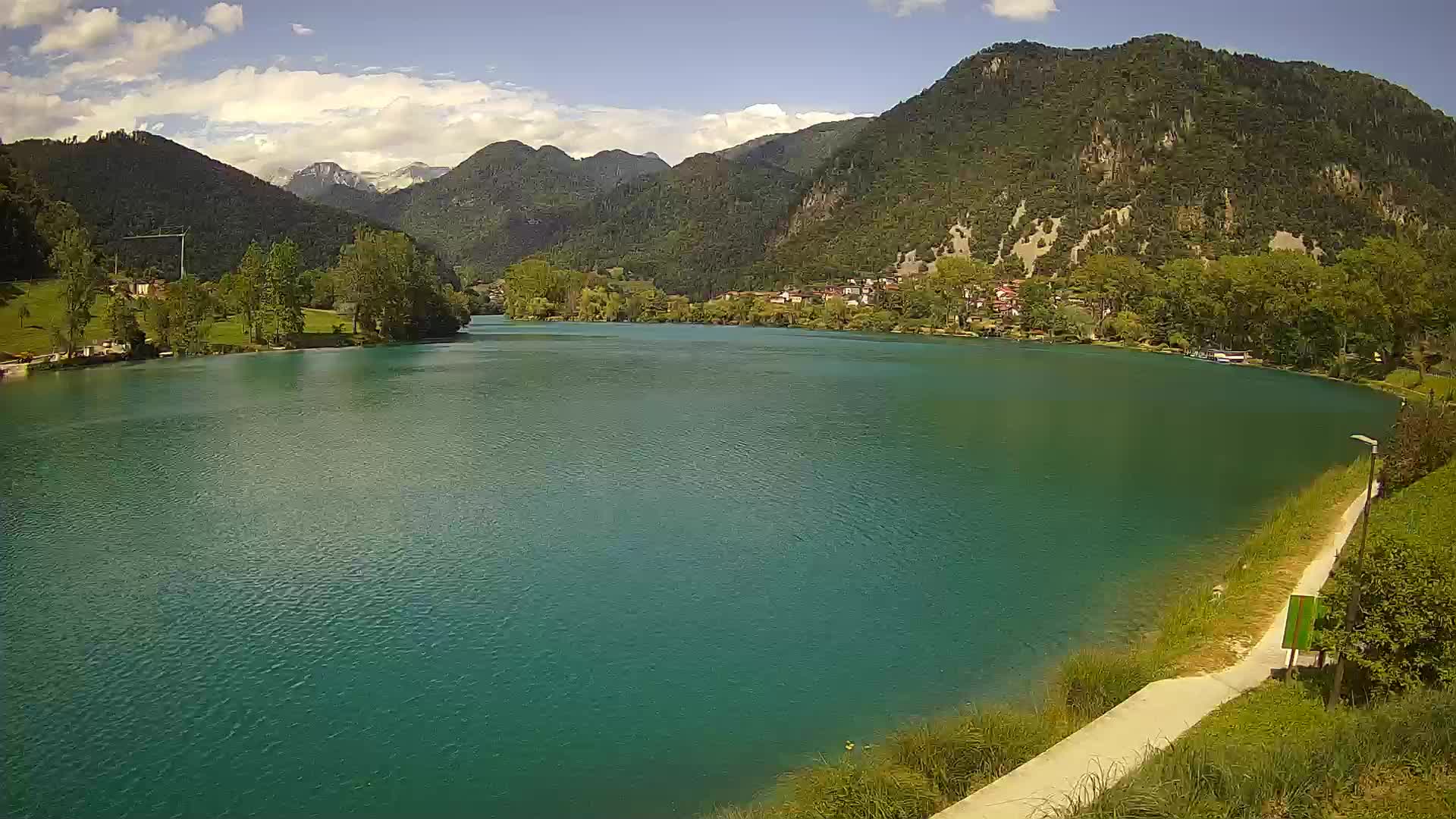 Most na Soči – Panorama del lago