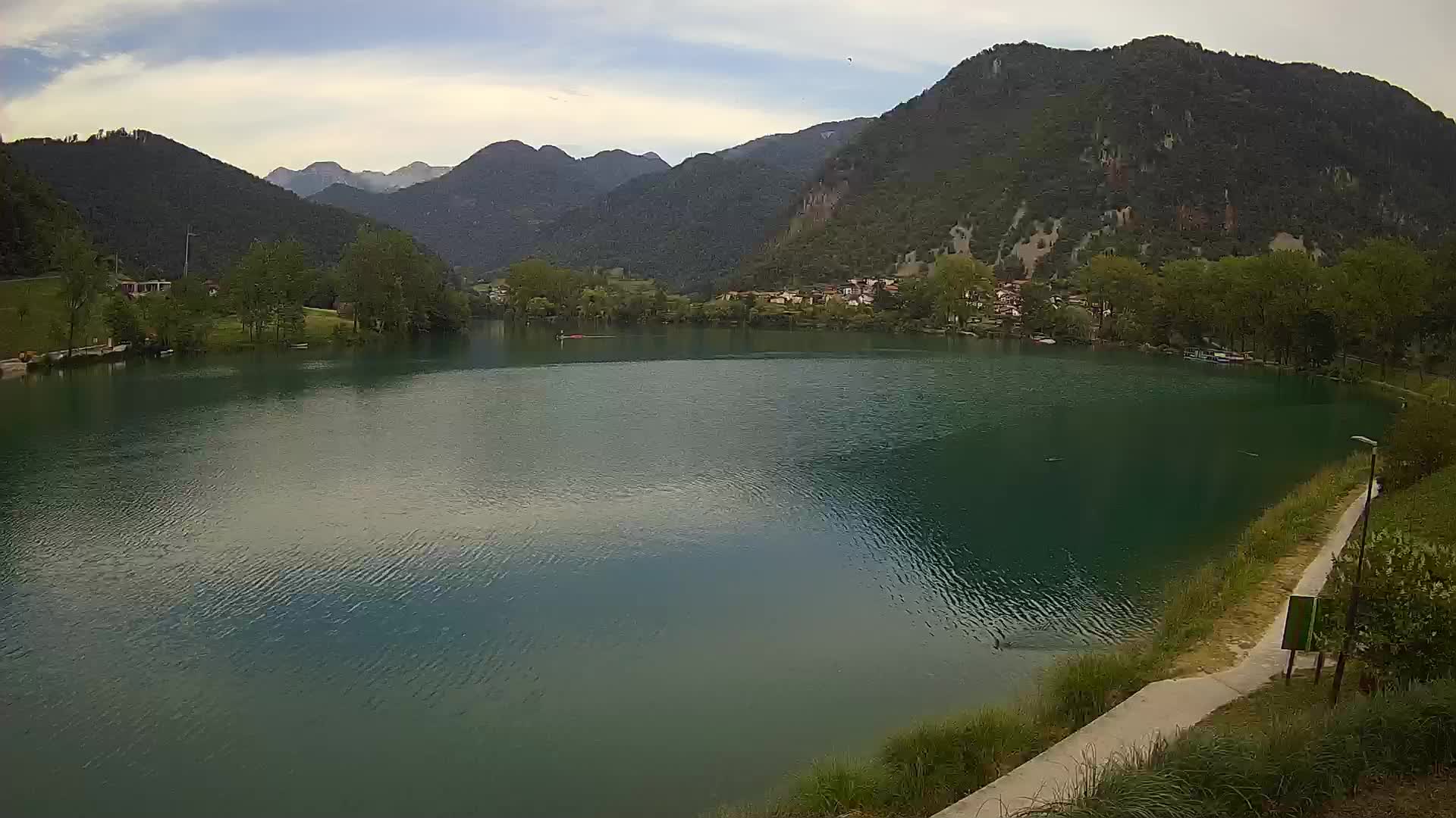 Web kamera Most na Soči – jezero